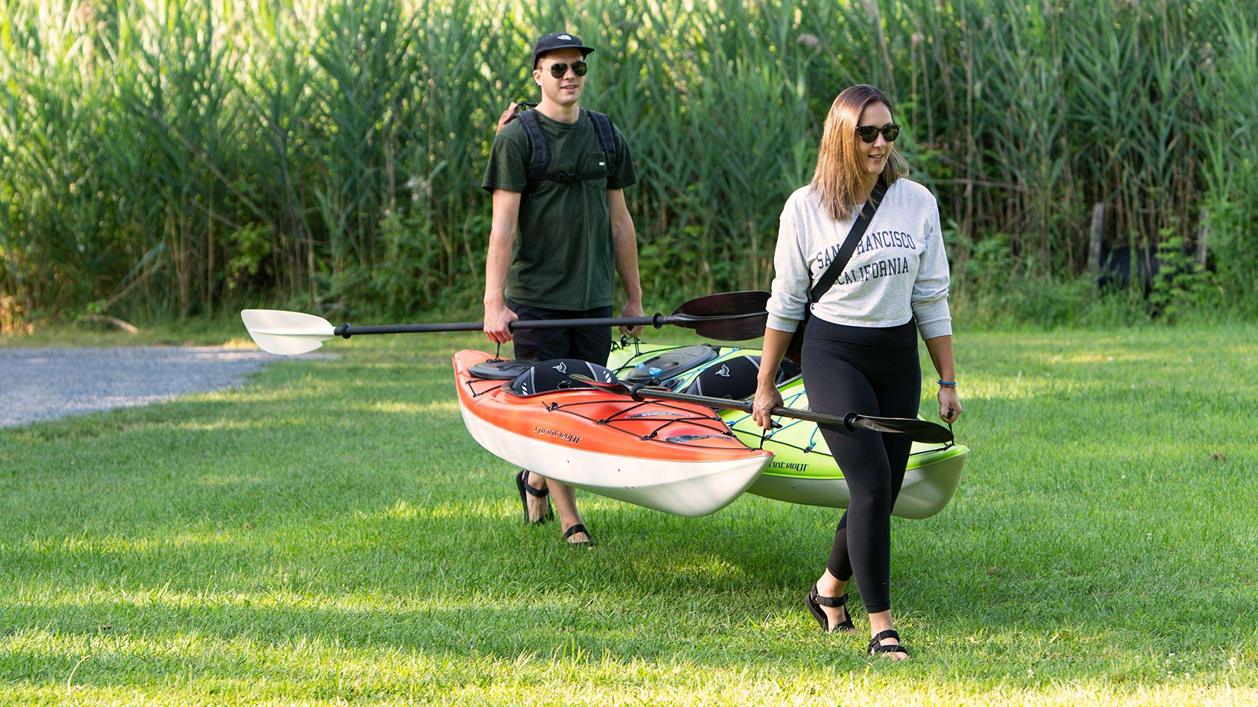 Pelican Kayak Handles Kit - Strong and Durable - Carry Handles - Heavy Duty Nylon Eye Straps - Pack of 2 - Comes with Installation Hardware - Blue 4