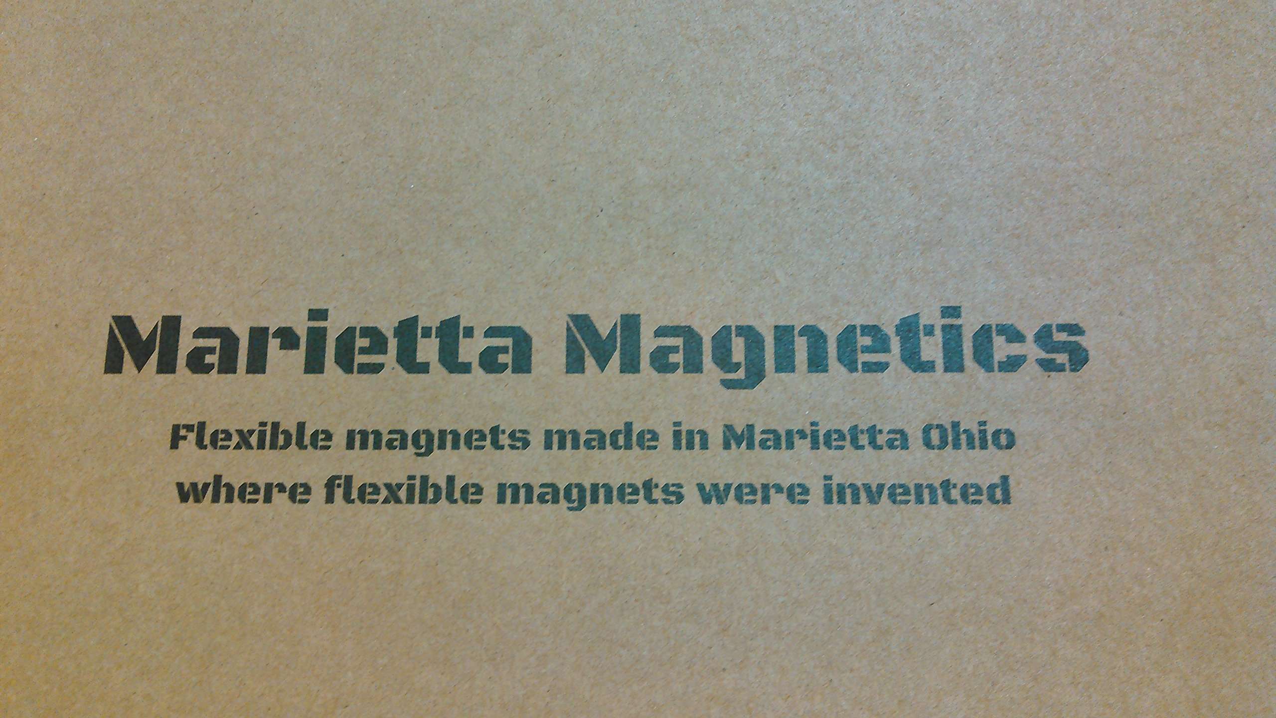 Marietta Magnetics - 25 Magnetic Sheets of 8" x 10" Adhesive (30 mil) extra thick and strong for crafts, die storage, signage 2