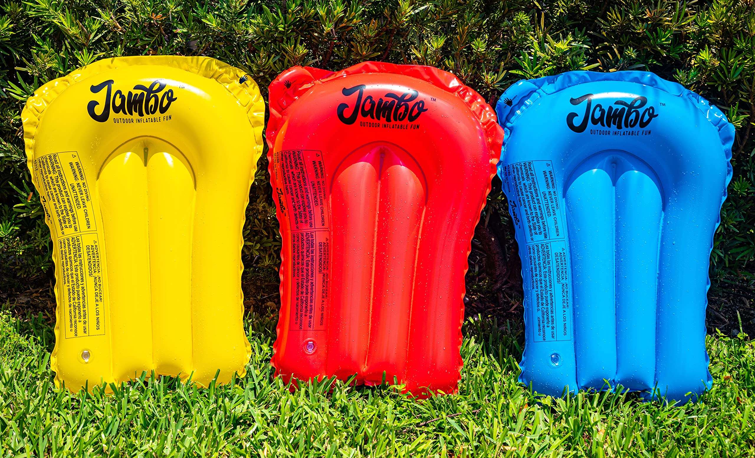 JAMBO Slip, Splash and Slide - Slide Bodyboards and Accessory Kit… 5