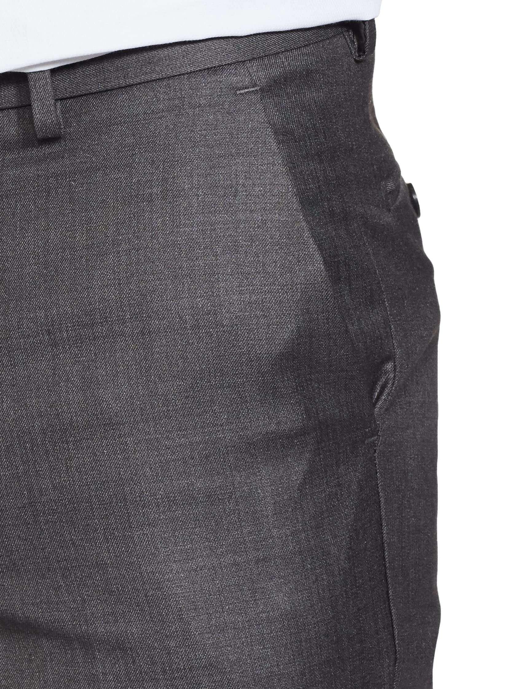 Van Heusen Men's Slim Pants (VHTFFSLB772621_Medium Grey_36) 2