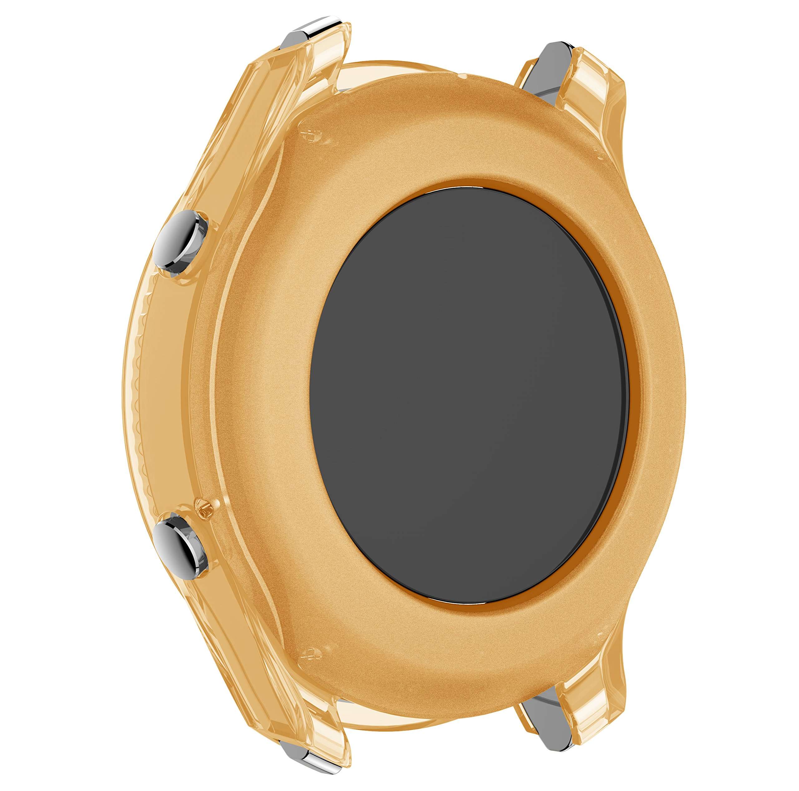 KisFace Protective Cases for Samsung Gear S3 Classic SM-R770,Soft TPU Protective Case Frame Shock Resistant Cover Case,Pack of 5 3