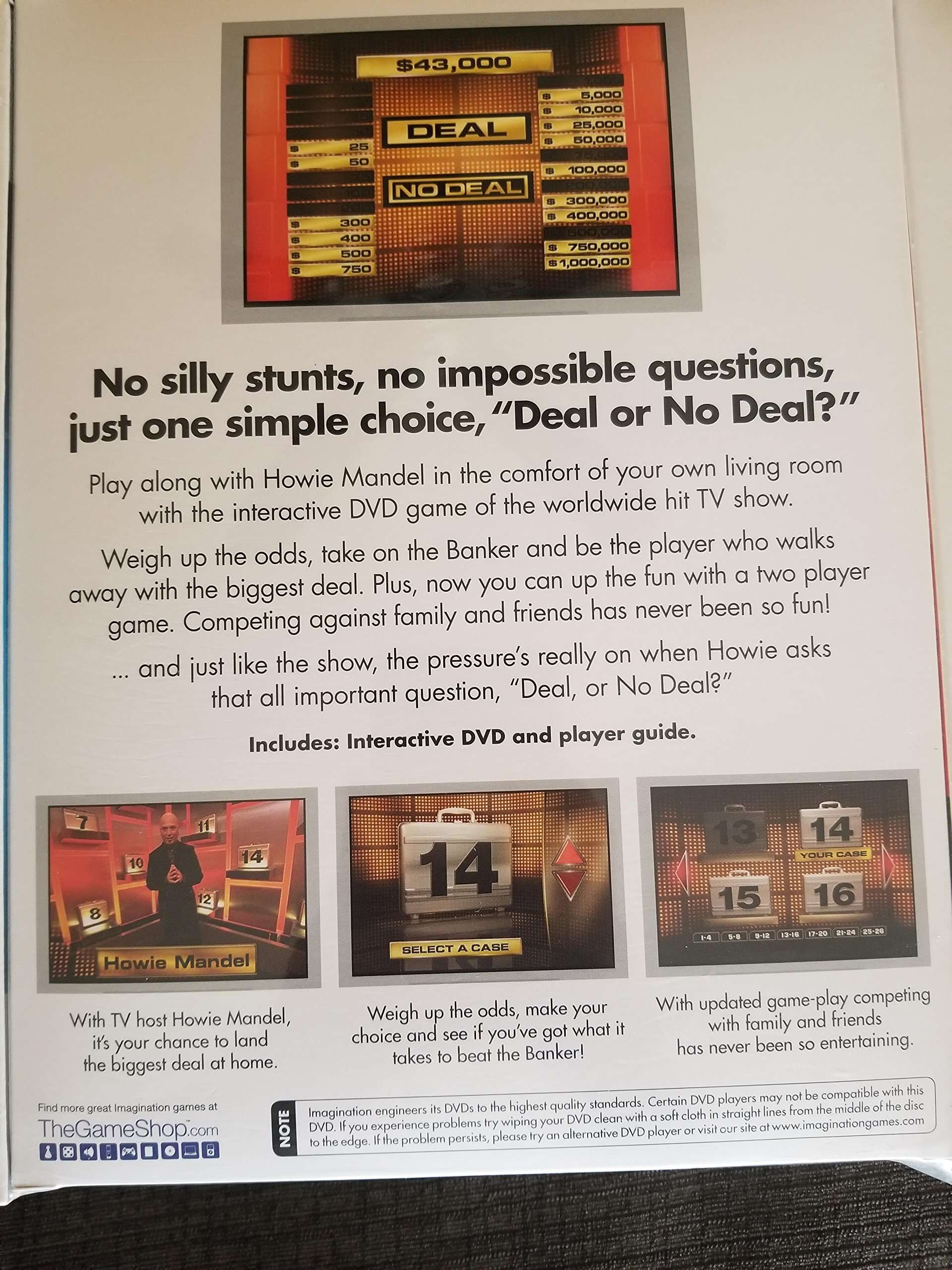 Imagination DVD Game 3 Pack - Includes: Family Feud - Deal or No Deal - Who Wants to Be a 4