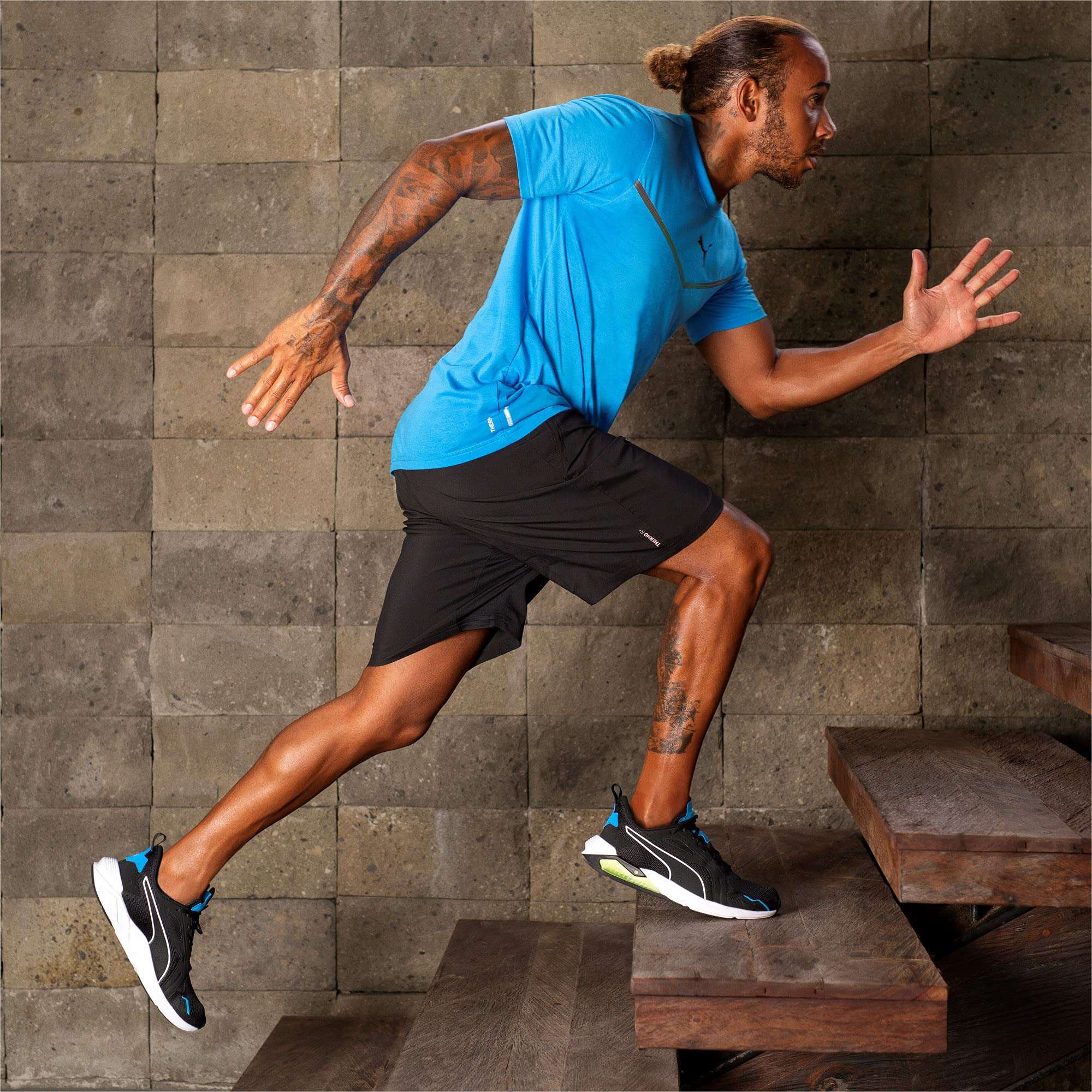 Puma Mens LQDCELL Method Black-Nrgy Blue-Fizzy Yellow Training Shoe - 10UK (19368504) 4