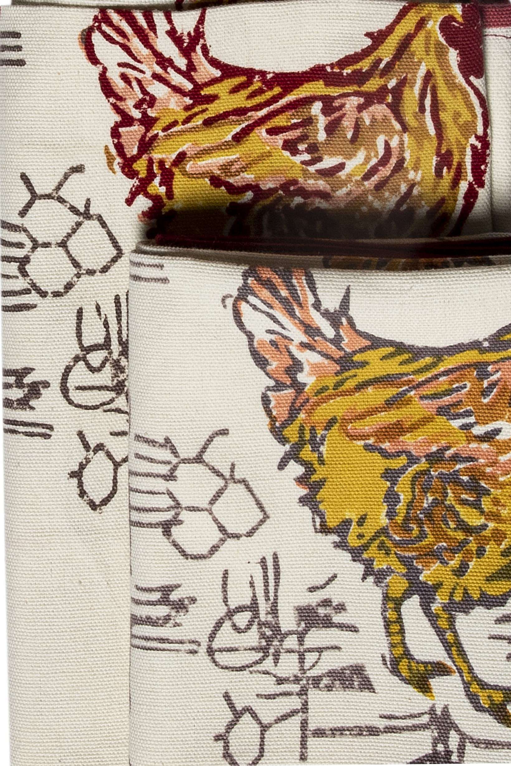 CONTRAST LIVING Laury Hand Block Printed Kitchen Towel/Dish Towel/Hand Towel Multi Color Set of 3 Pcs 6