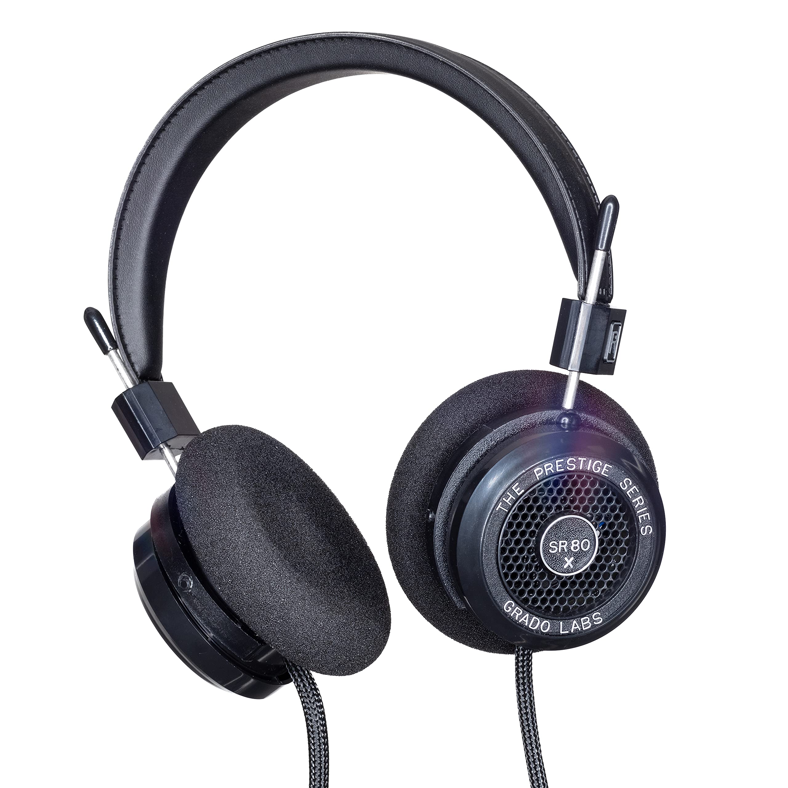 GRADO SR80x Prestige Series Open-Back Wired Headphones – Enhanced X Drivers, Lightweight Design, Assembled in Brooklyn, NY USA