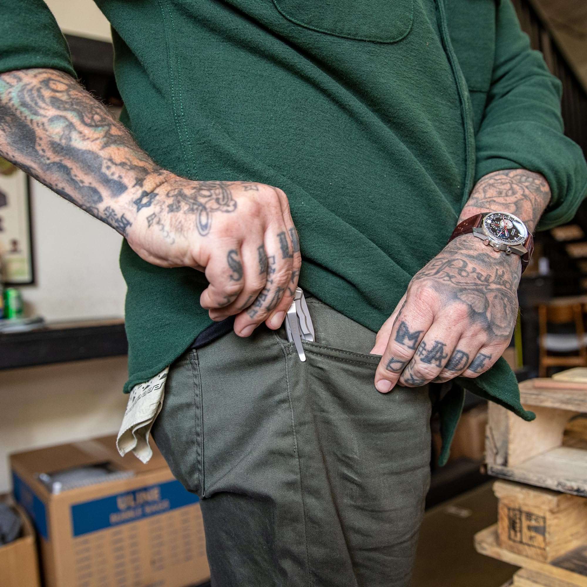 Gerber Gear Paraframe Mini Pocket Knife, 2.2" Fine Edge Small EDC Folding Knife with Safety Lock for Everyday Carry, Gifts for Men, Stainless Steel 6