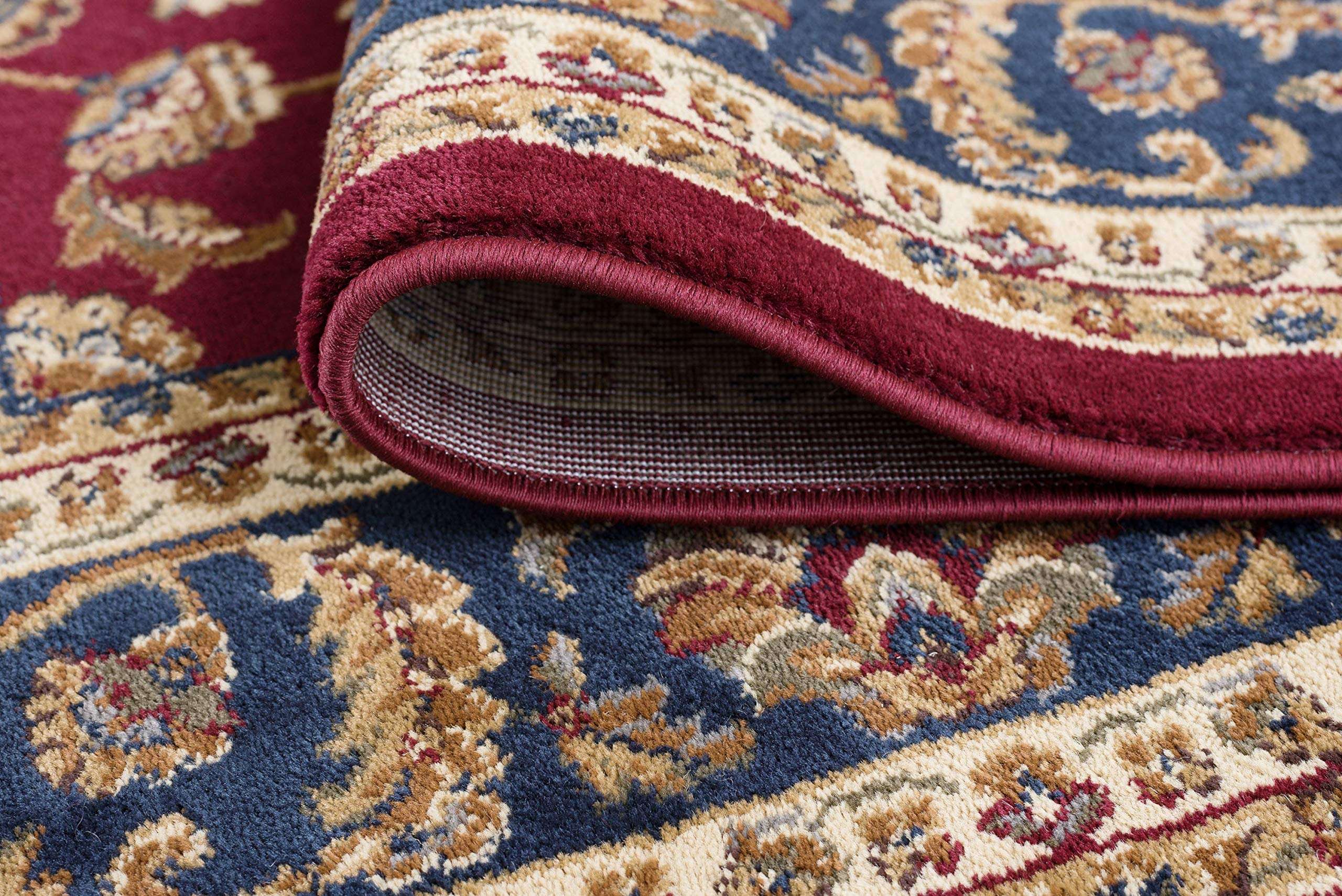 Sariya Transitional Oriental Red Runner Rug, 2' x 7' 6