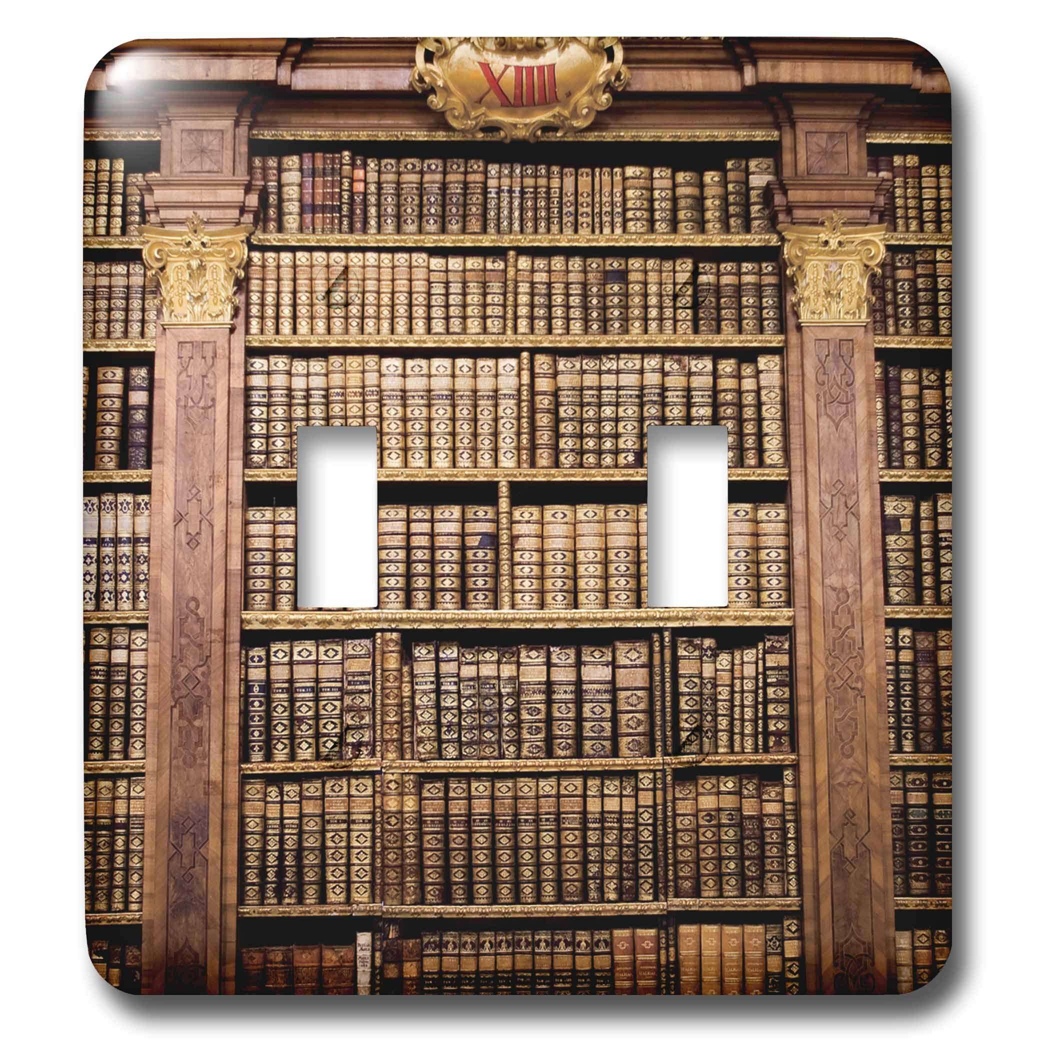 3dRose lsp_70733_2 " Austria, Monastery, Melk Abbey, Library books-EU03 MGL0002-Miva Stock Double Toggle Switch 1