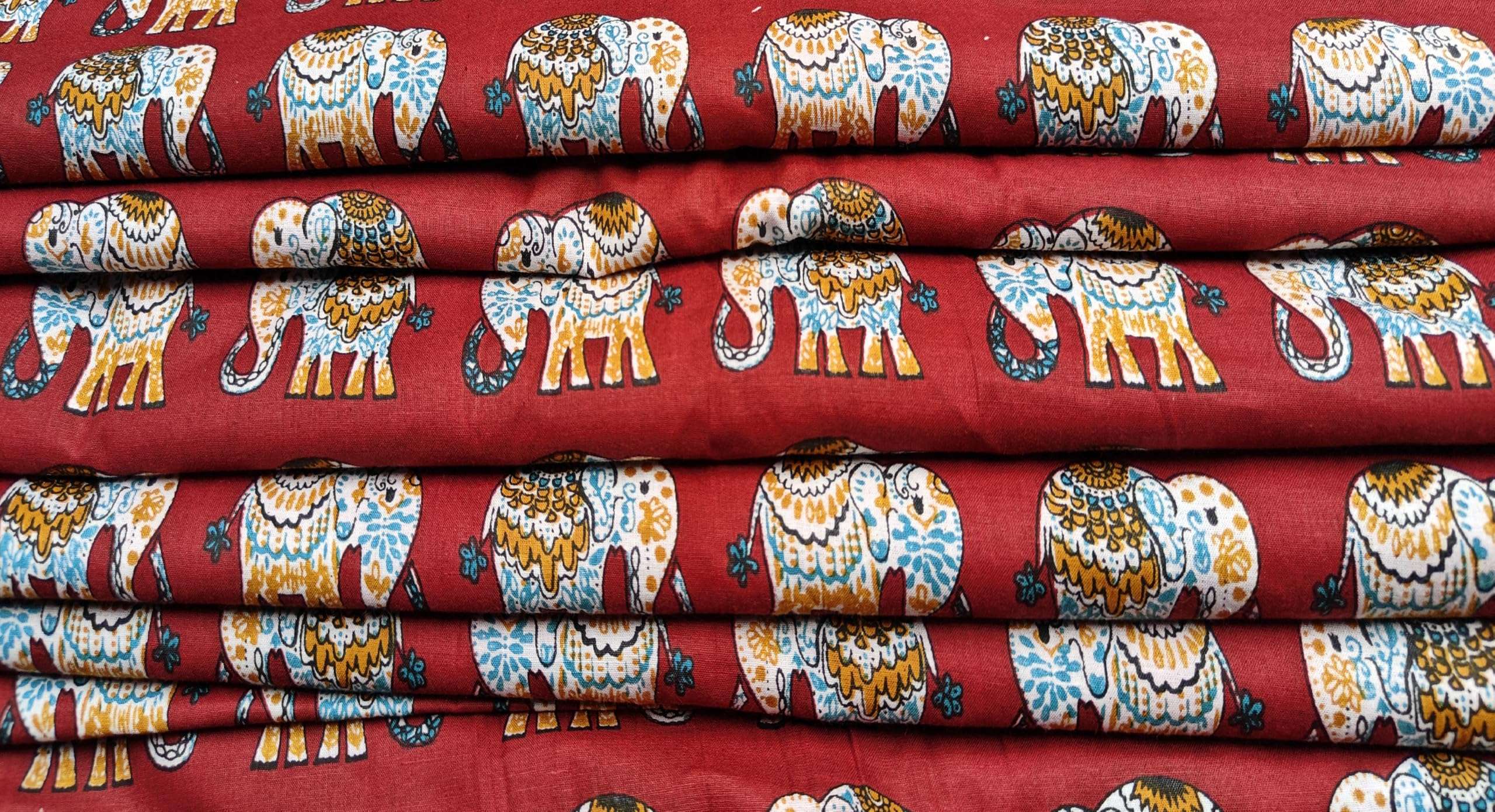 Fashionmart Pure Cotton Unstitched Jaipuri Handmade Digital Printed Fabric Material for Women Kurta/Blouse/Palazzos/Piece Material for Women’s (4 Meter) 5