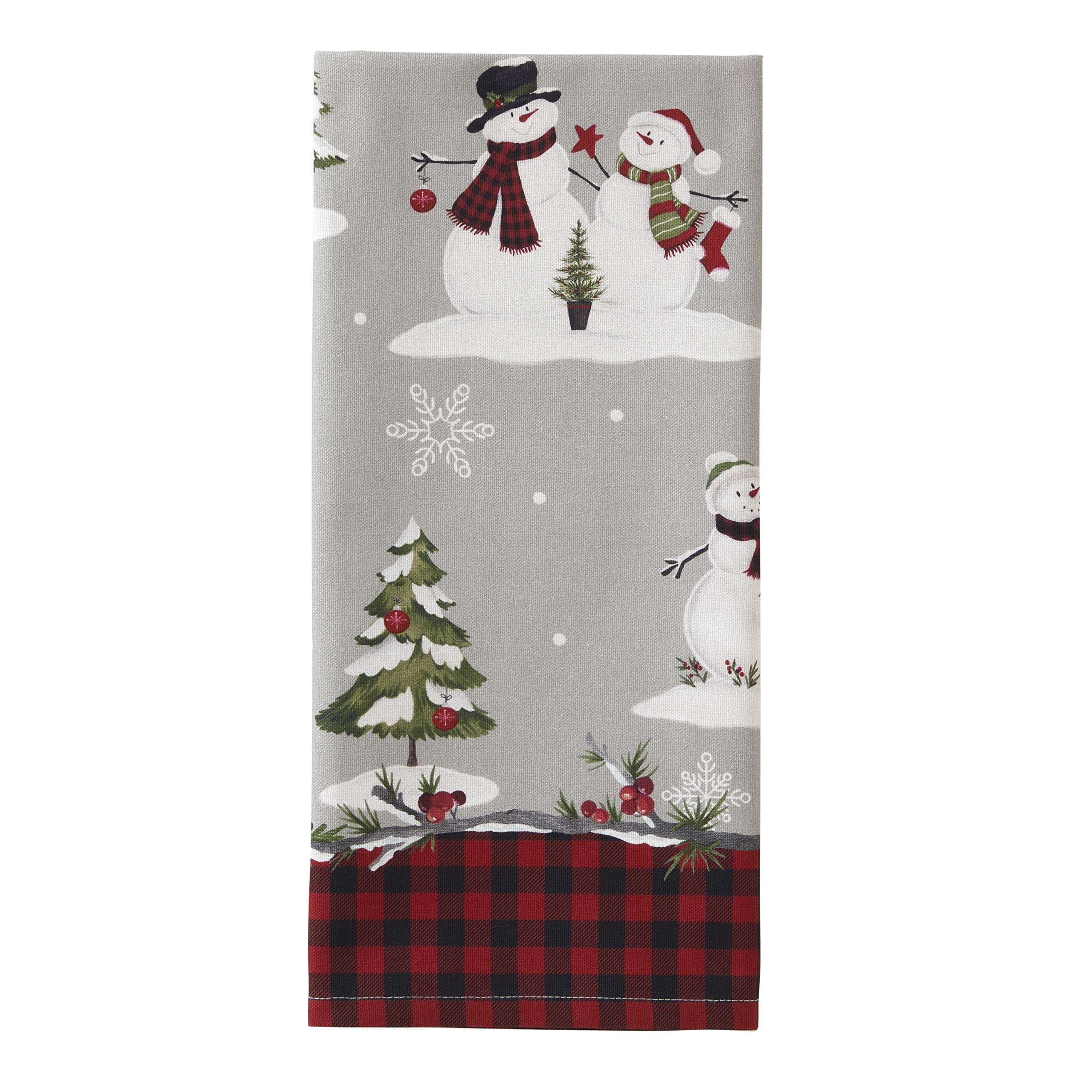 SKL HOME by Saturday Knight Ltd. Woodland Winter Dish Towel Set, 18x28, Gray 4