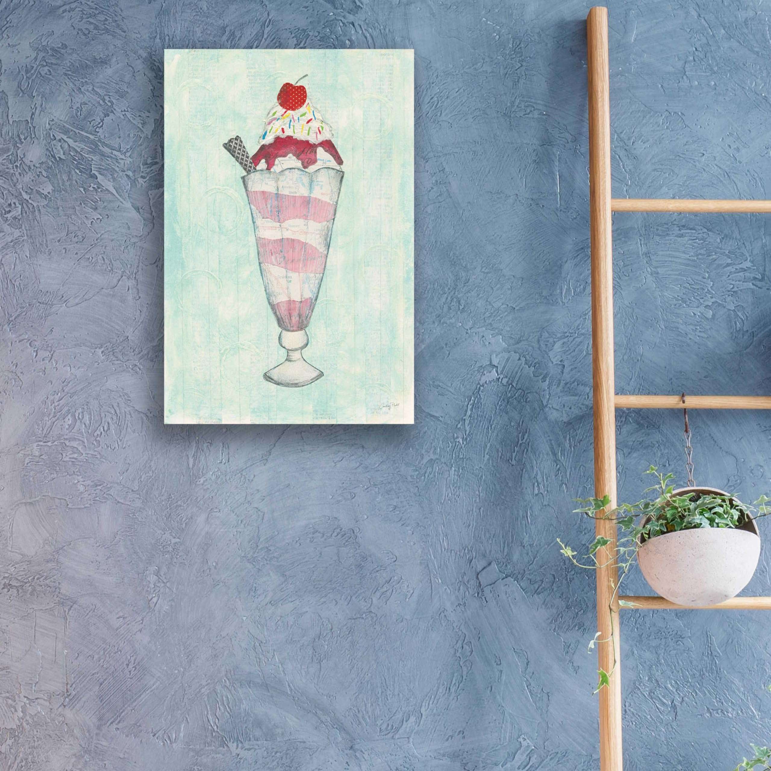 Epic Art 'Sundae Delight I' by Courtney Prahl, Acrylic Glass Wall Art, 16"x24" 4