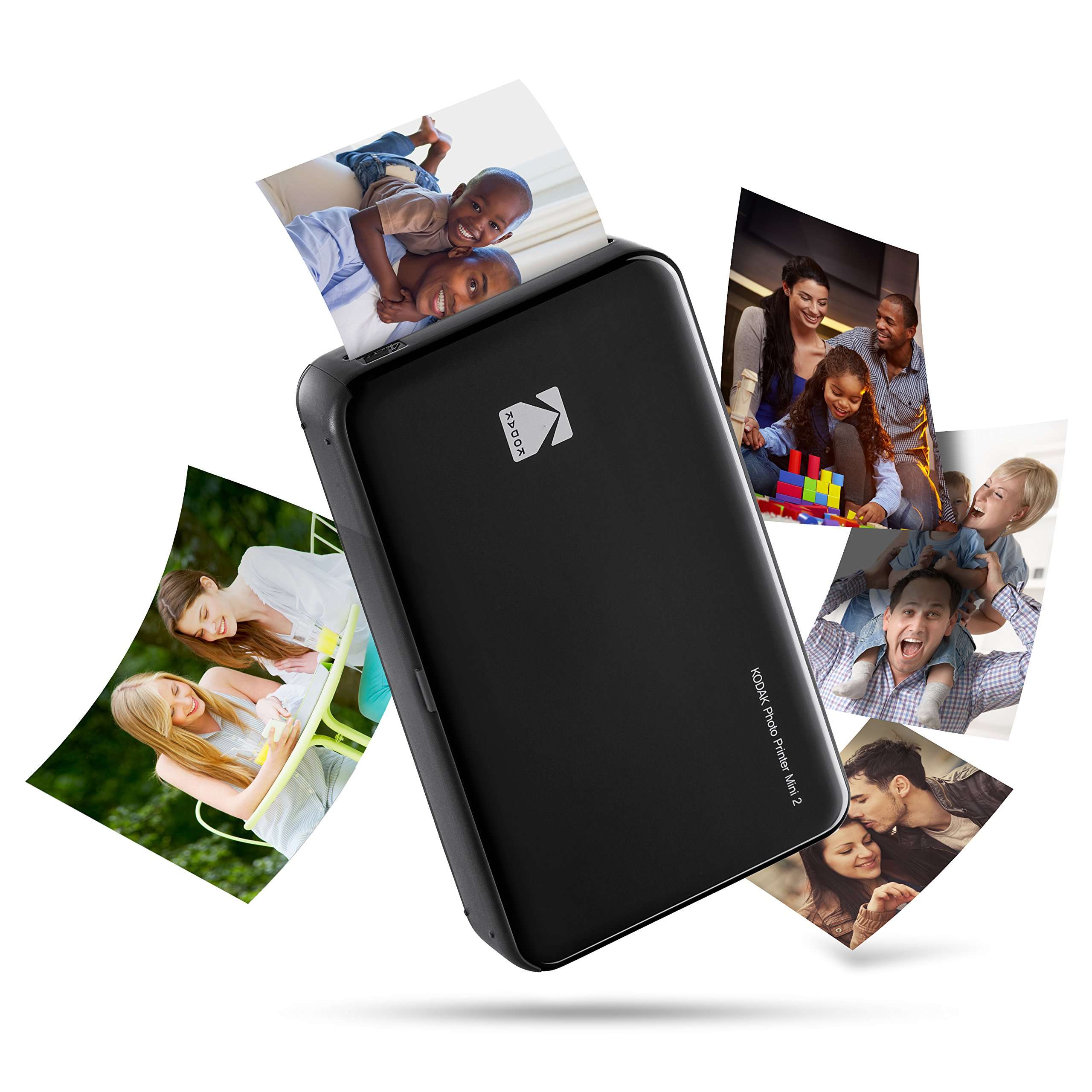 Kodak HD Wireless Portable Mobile Instant Photo Printer, Print Social Media Photos, Premium Quality Full Color Prints. Compatible w/iOS and Android Devices (Black) 2