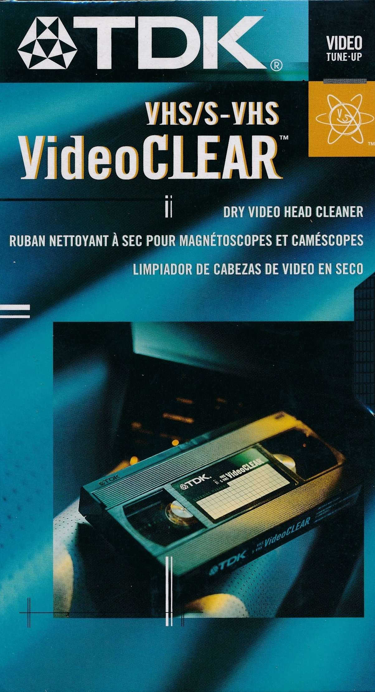TDK VHS "Dry" Head Cleaner (Discontinued by Manufacturer) 1