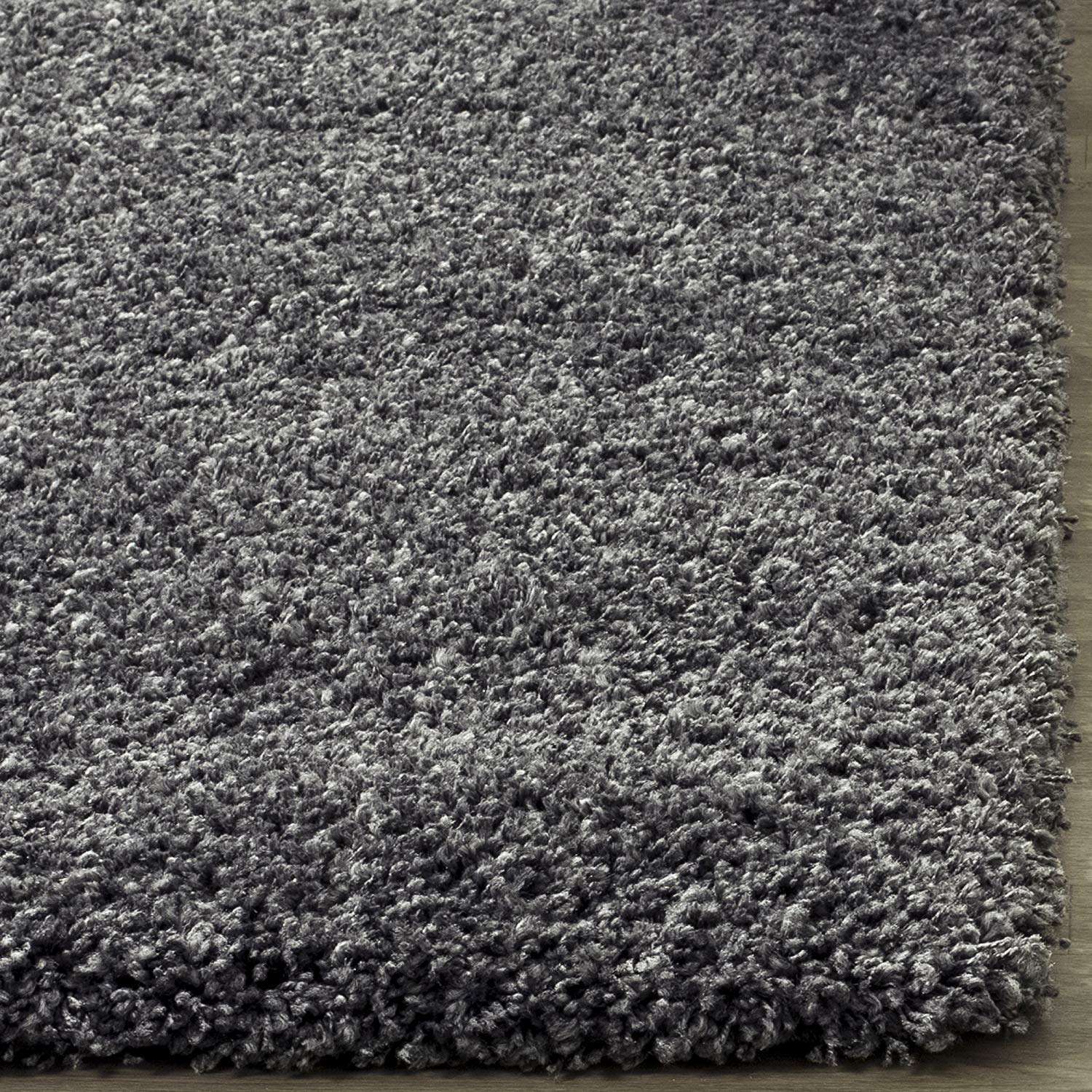 Genius Decors Traditional Contemporary Shaggy Rug (Grey, Polyester, 2 X 6 Feet) 2