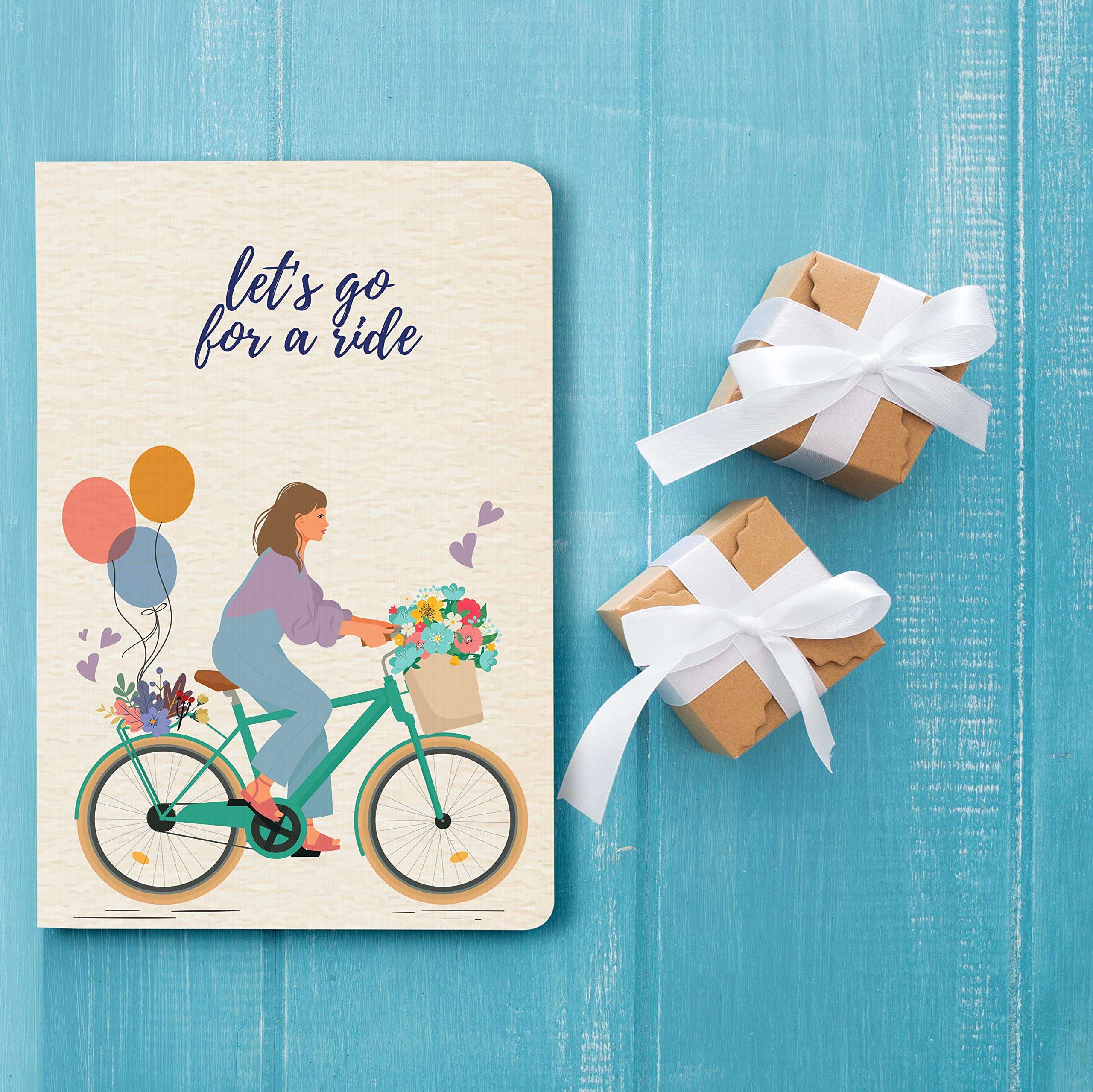 BOUND N FOUND 100 GSM A5 Dot Grid Journal Diary for Women:160 Pages (Cycle) 5