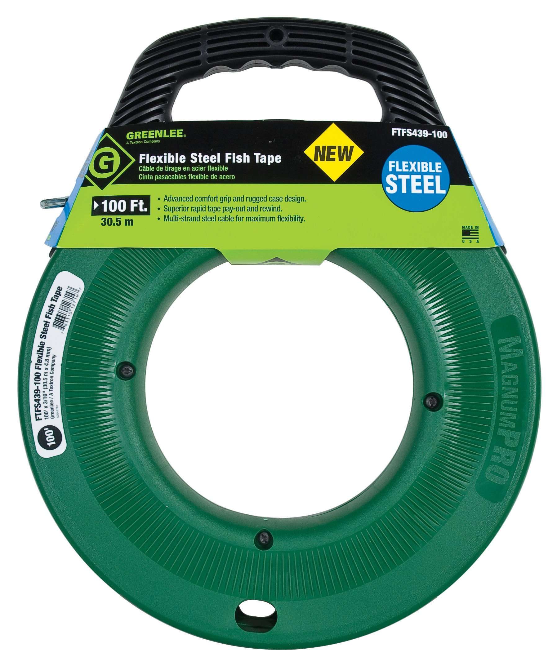 Greenlee FTFS439-100 Tool, 3/16-Inch X 100-Feet 1