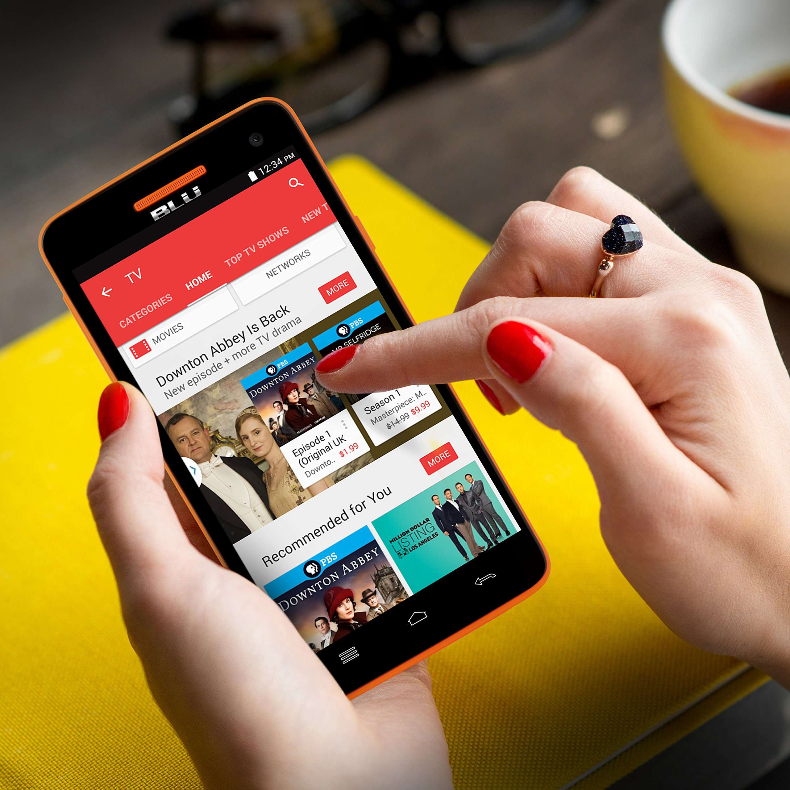 BLU Studio 5.0 C HD Smartphone - Unlocked - Orange 3