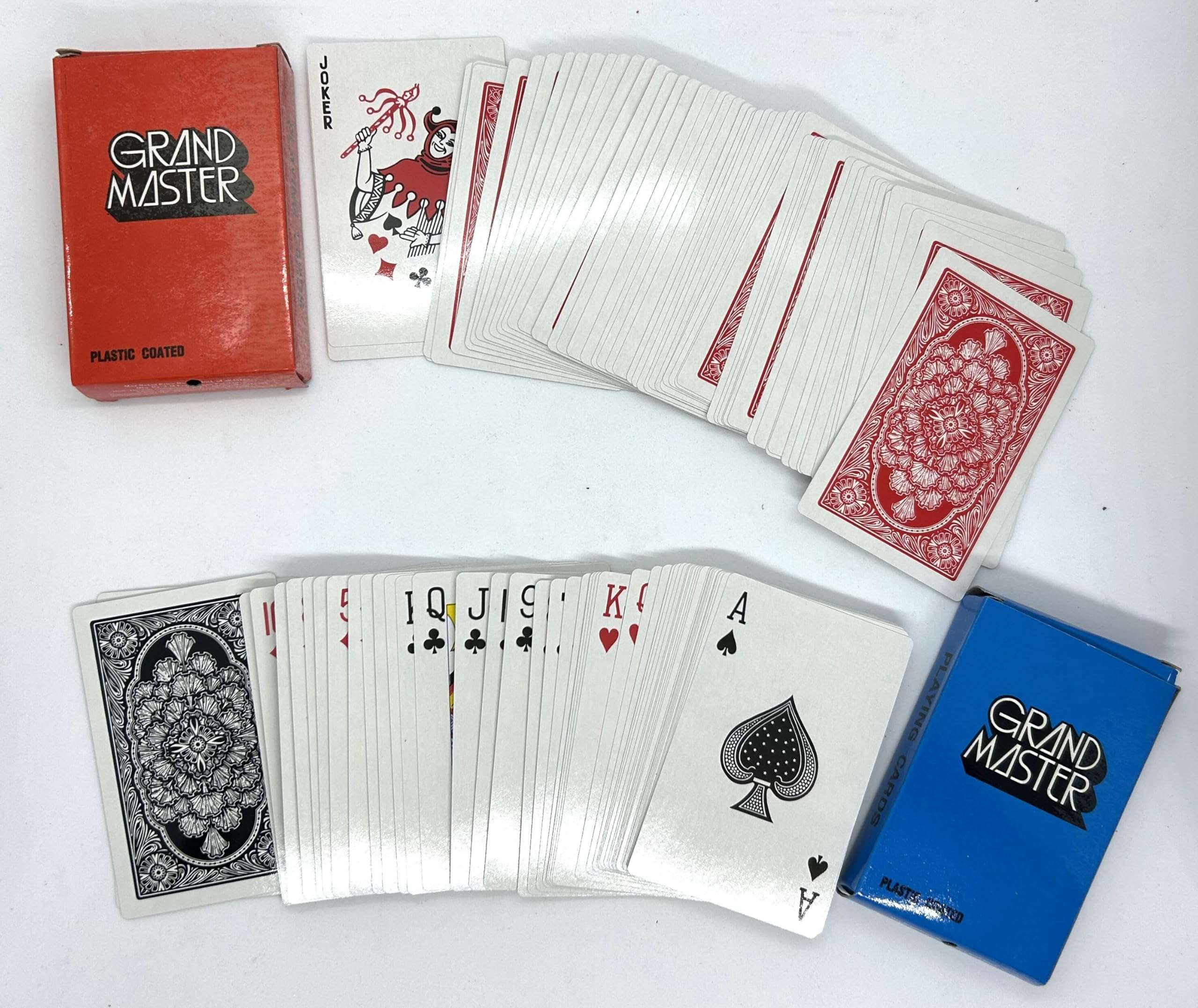 New Card Grand Master Marked Card Deck Set of 2 for Magicians, Mentalists, and Trick Performers - Color as per Availability 3