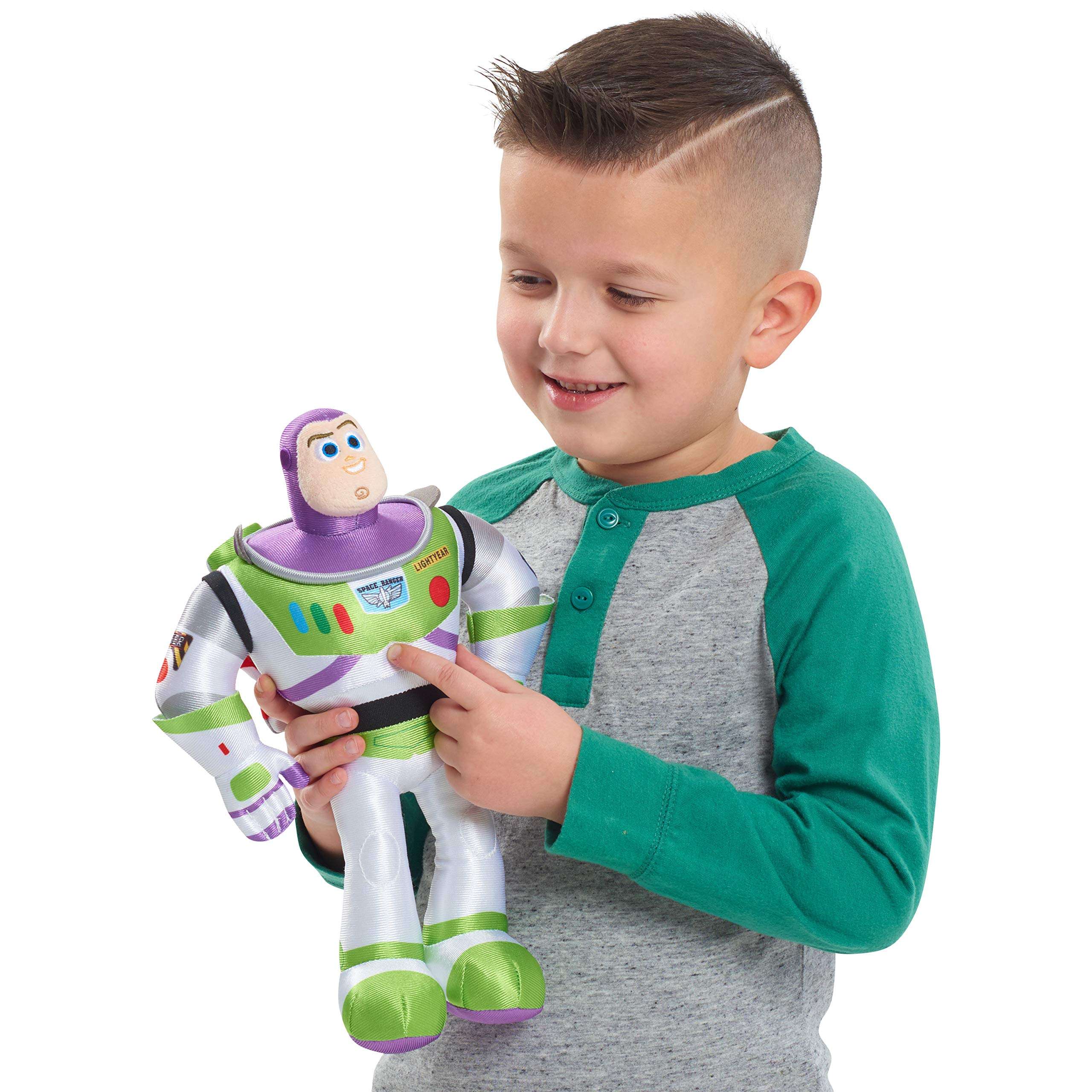 Disney•Pixar's Toy Story 4 Talking Buzz Lightyear 14 Inch Plush Astronaut Toy with Sound Effects 2