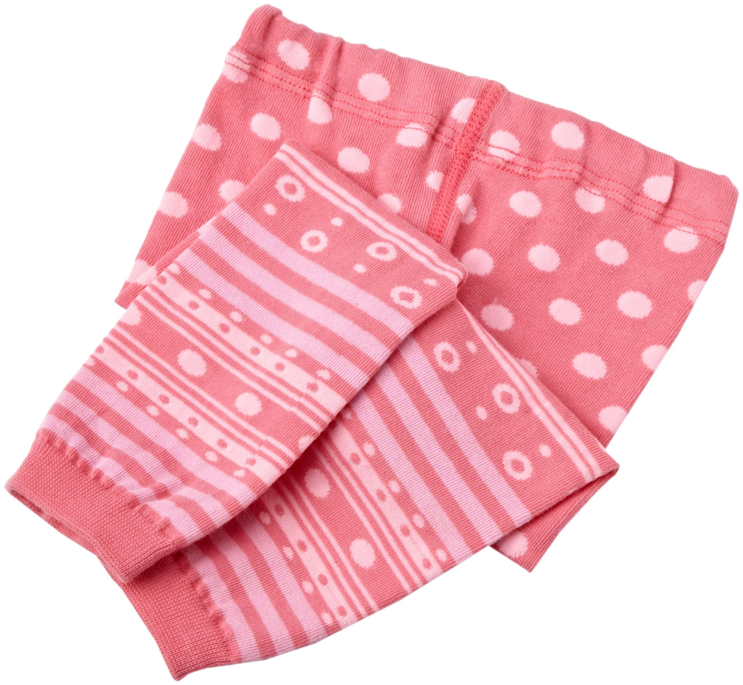 Jefferies Socks Baby-Girls Newborn Dotty Spotty Capri, Bubblegum, 6-18 Months