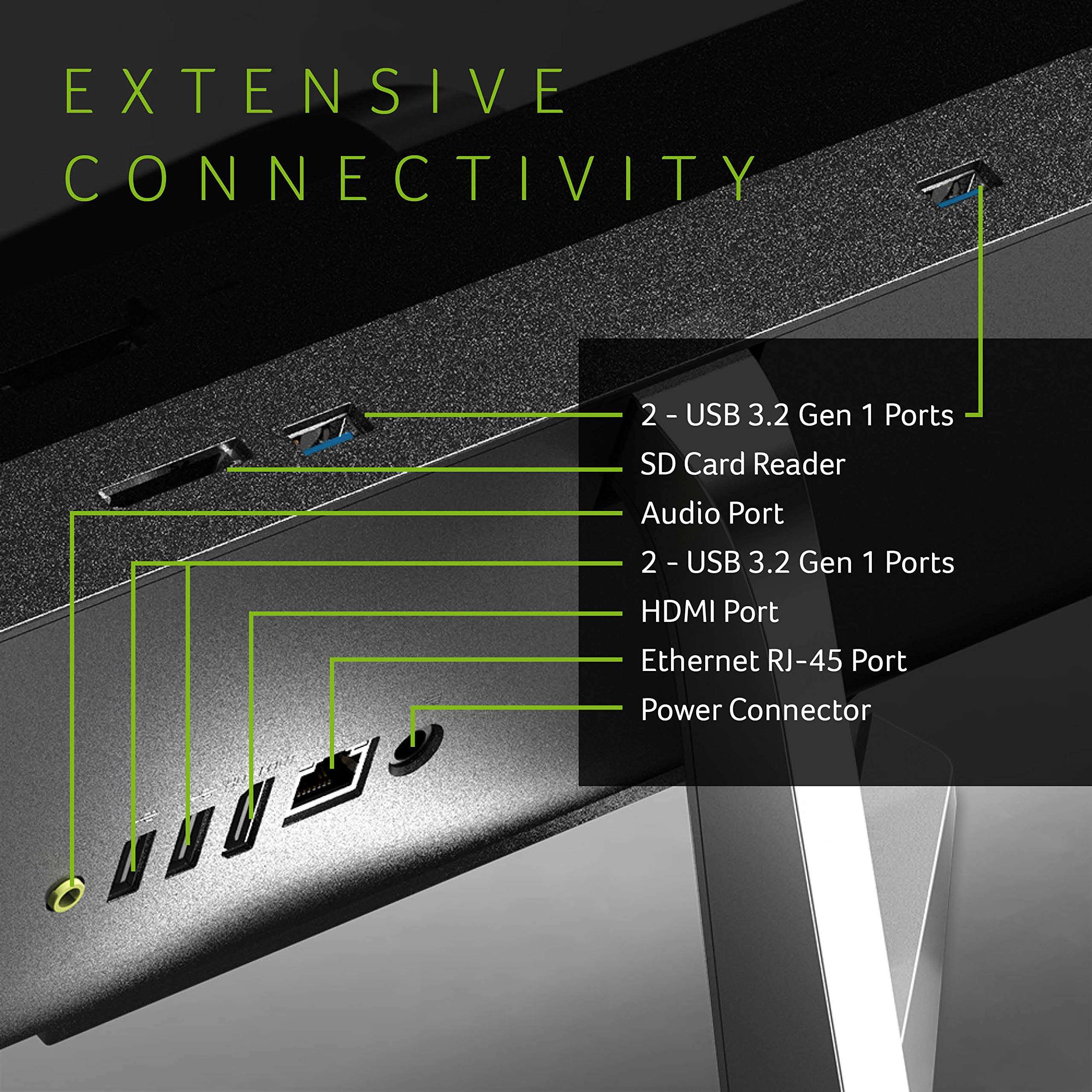 Acer Aspire C24-963-UA91 AIO Desktop, 23.8" Full HD Display, 10th Gen Intel Core i3-1005G1, 8GB DDR4, 512GB NVMe M.2 SSD, 802.11ac Wi-Fi 5, Wireless Keyboard and Mouse, Windows 10 Home 4