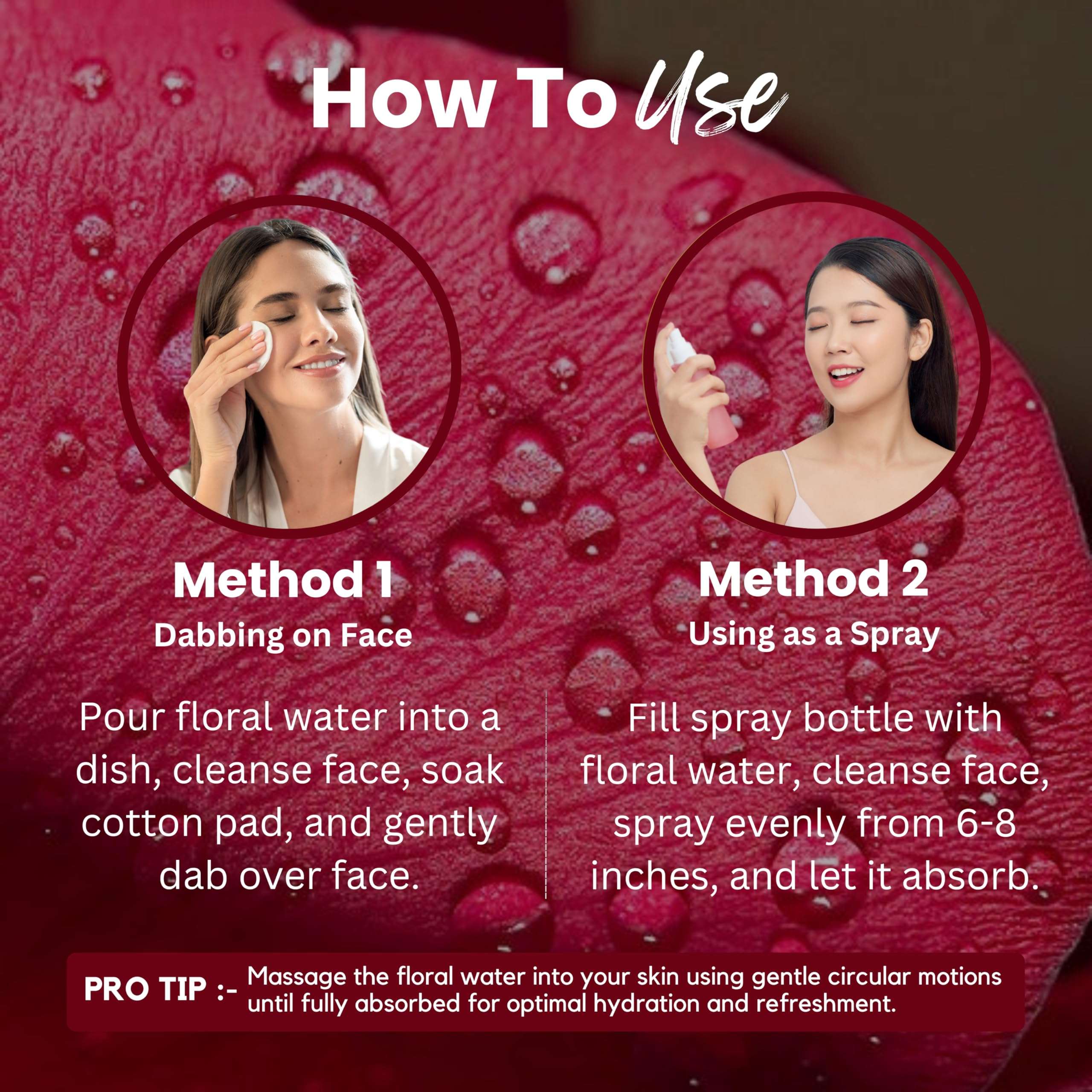 Deve Herbes Pure Rose Water Distilled from The Finest kannauj Roses (Rosa damascena) 50ml (1.69 oz) 4