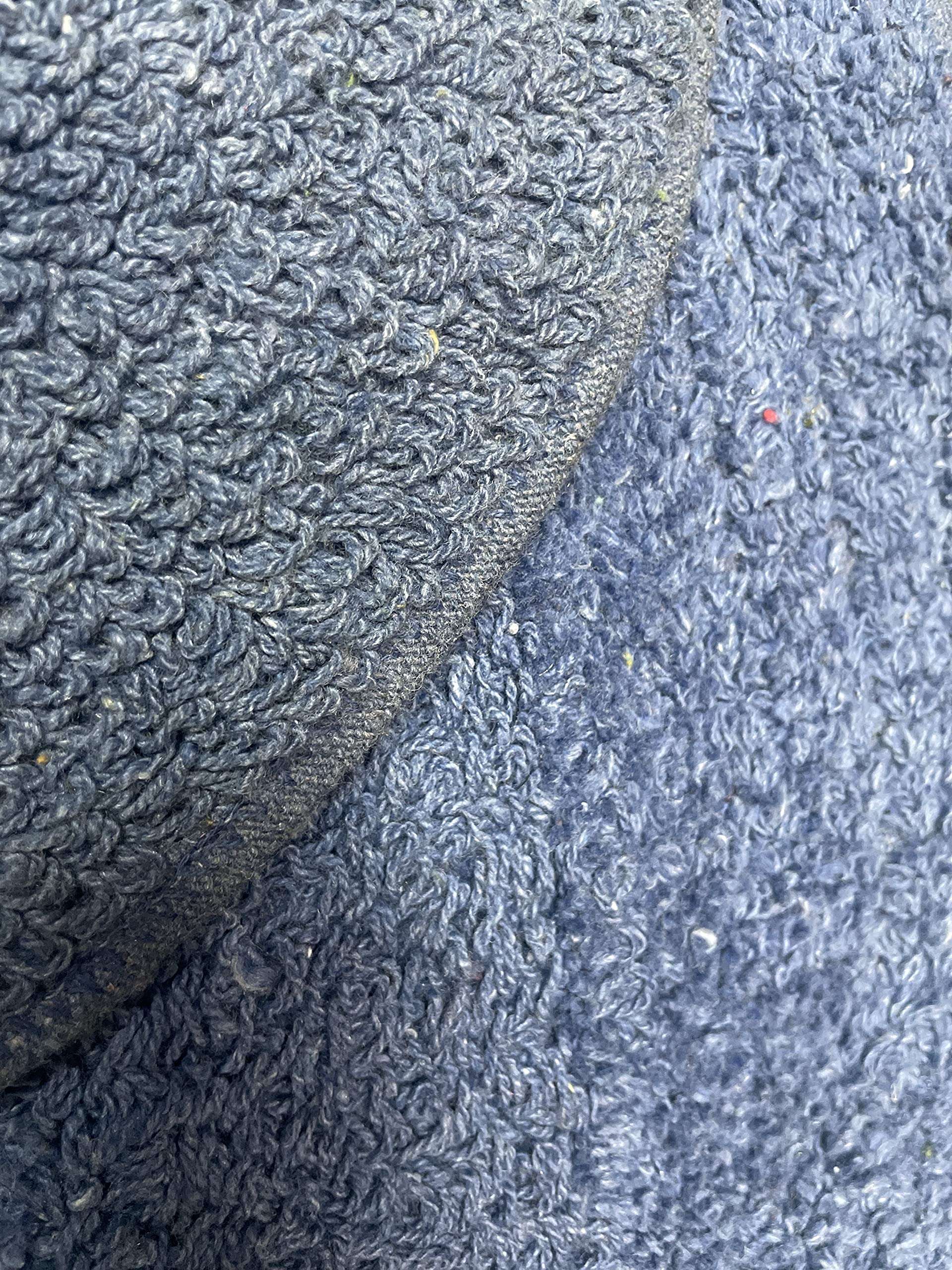 Reversible Cotton bathmat Both Sides uses Best for washroom Blue ( Pack of 4) 3