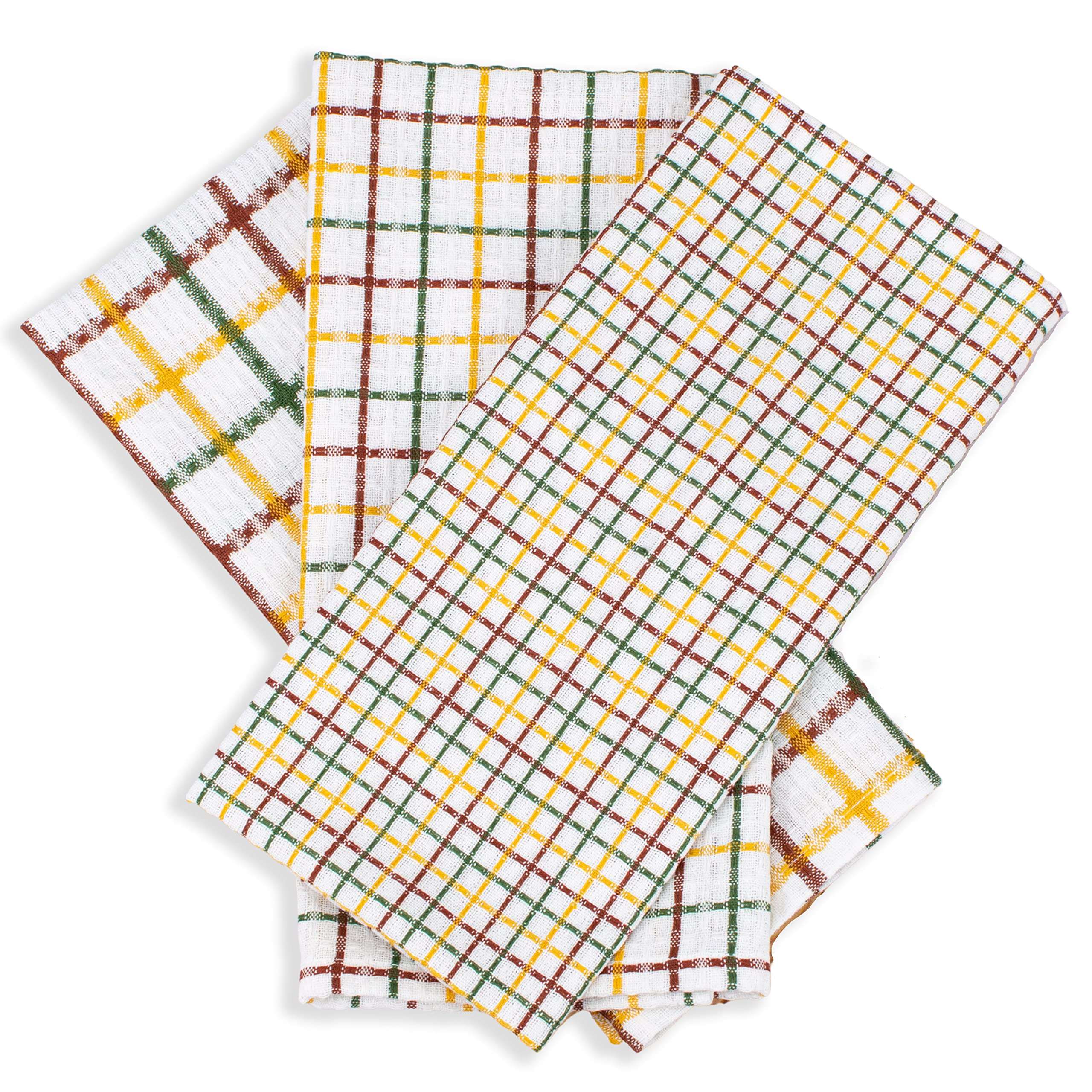 Sami Studios Kitchen Cleaning Napkinl Super Value Pack 100% Pure Cotton Napkin Soft Absorbent Hand Napkin, Daily Use Face Napkin, Large Size 40 x 60 cm, Morocco Check (Set of 3 Pcs) 1