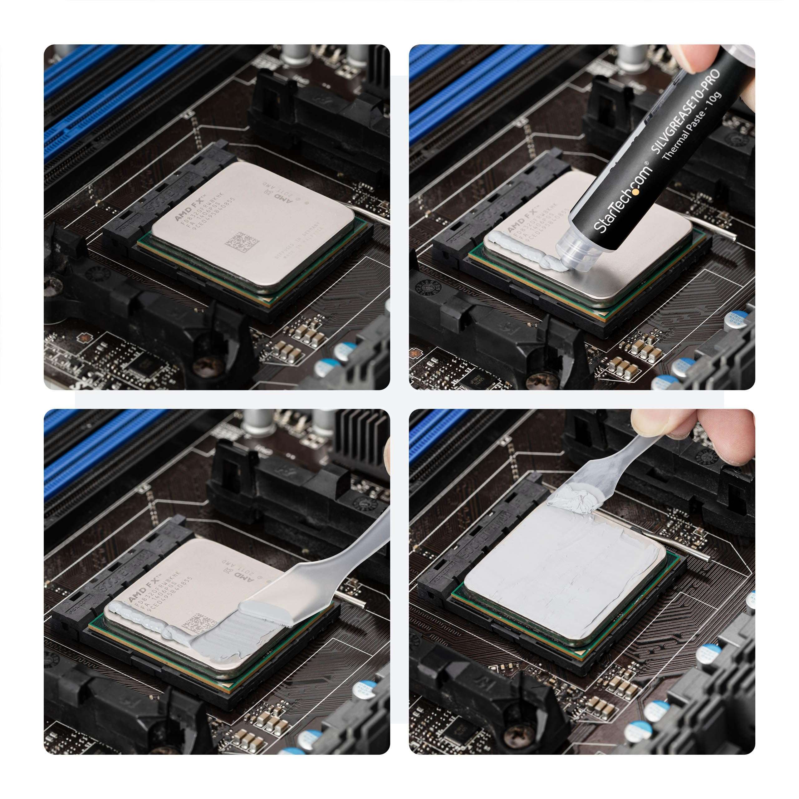 StarTech.com High-Performance Silicone Thermal Paste, Grease Compound for CPUs, GPUs, and ICS, Improves Heat Dissipation 5