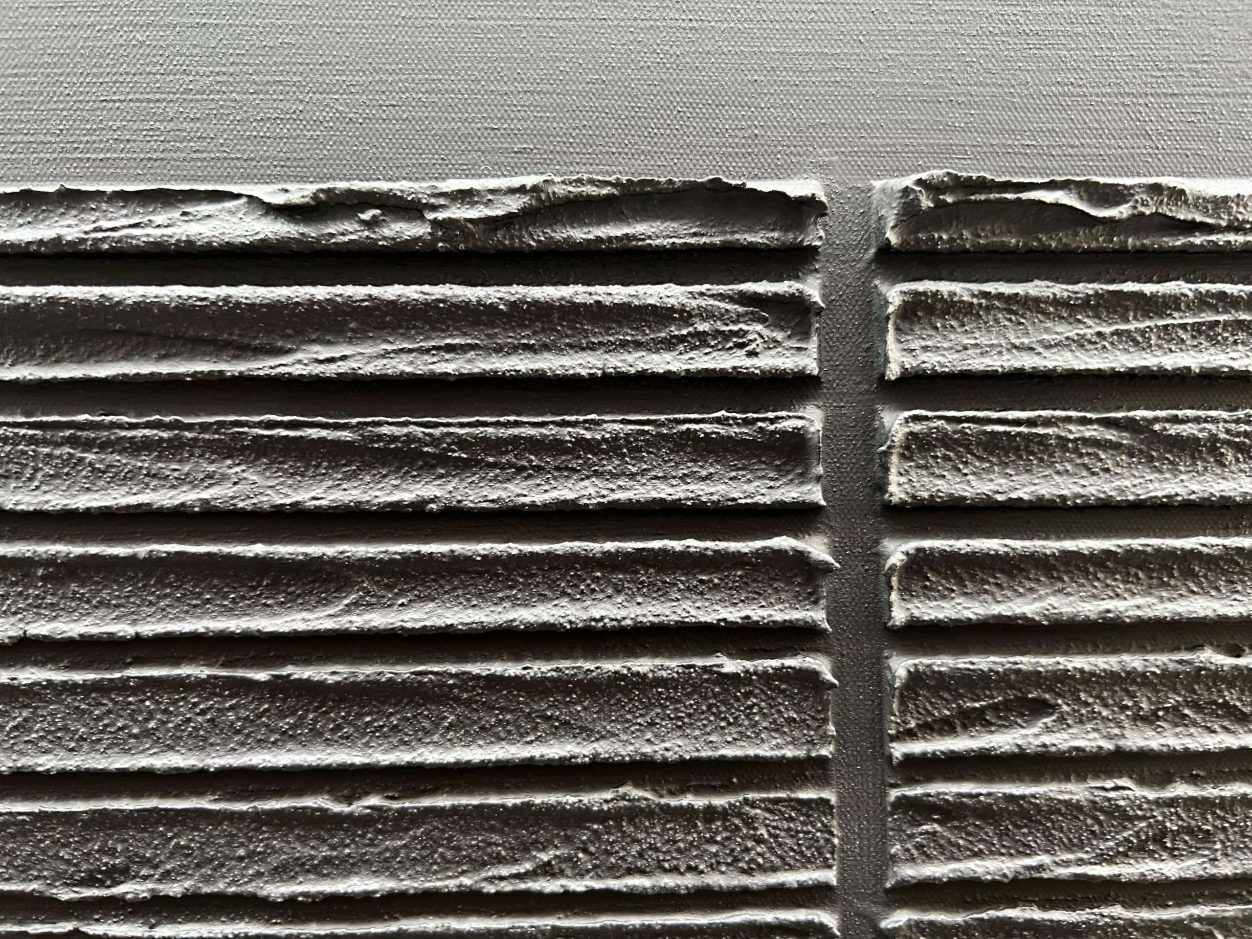 Epicler art Hand-Painted Black Abstract Wall Decorative Oil Painting Thick Texture Minimalist Art Large Home Wall Decorative Painting 30x60 inches 3