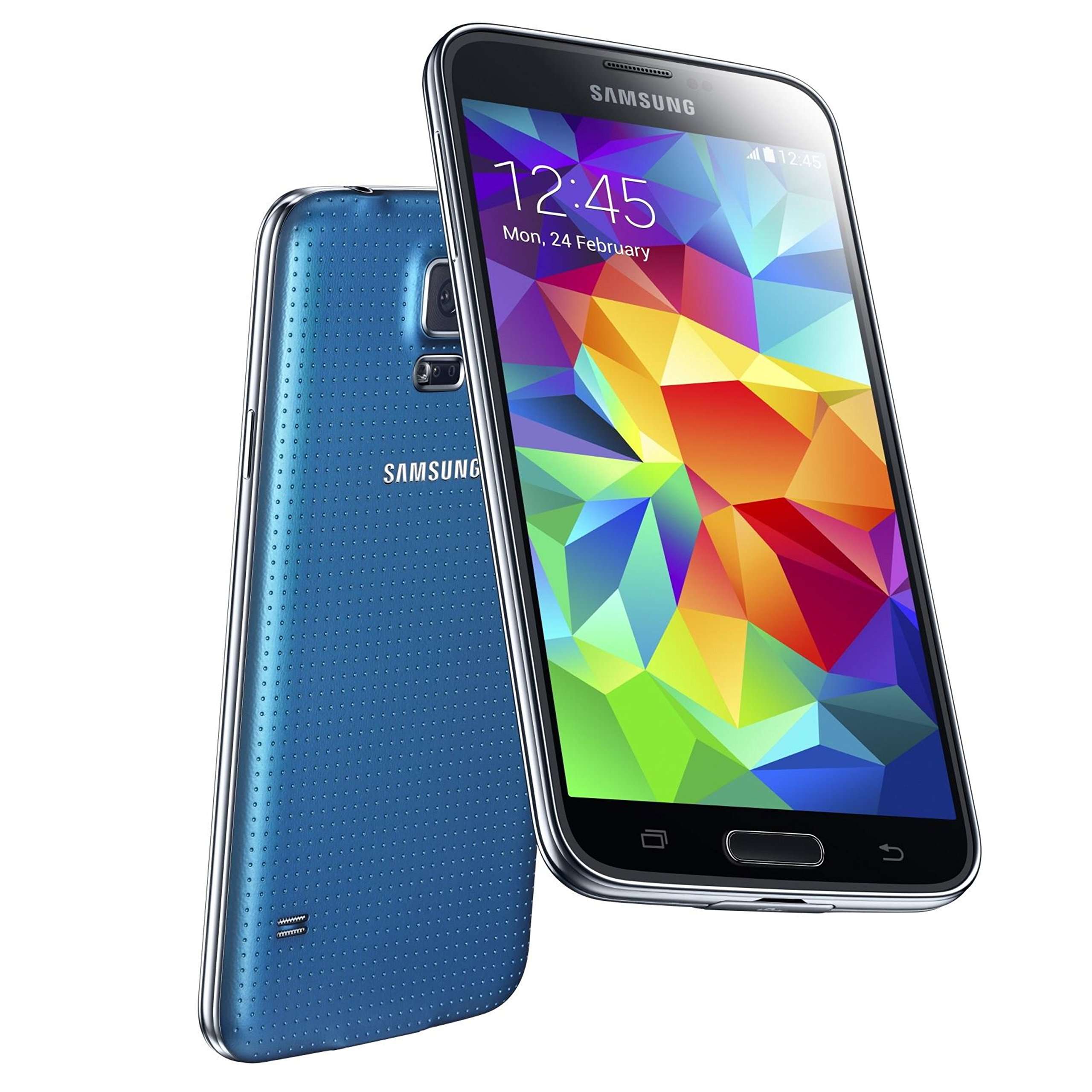 Samsung Galaxy S5 SM-G900H Unlocked Cellphone, International Version, 16GB, Blue 2