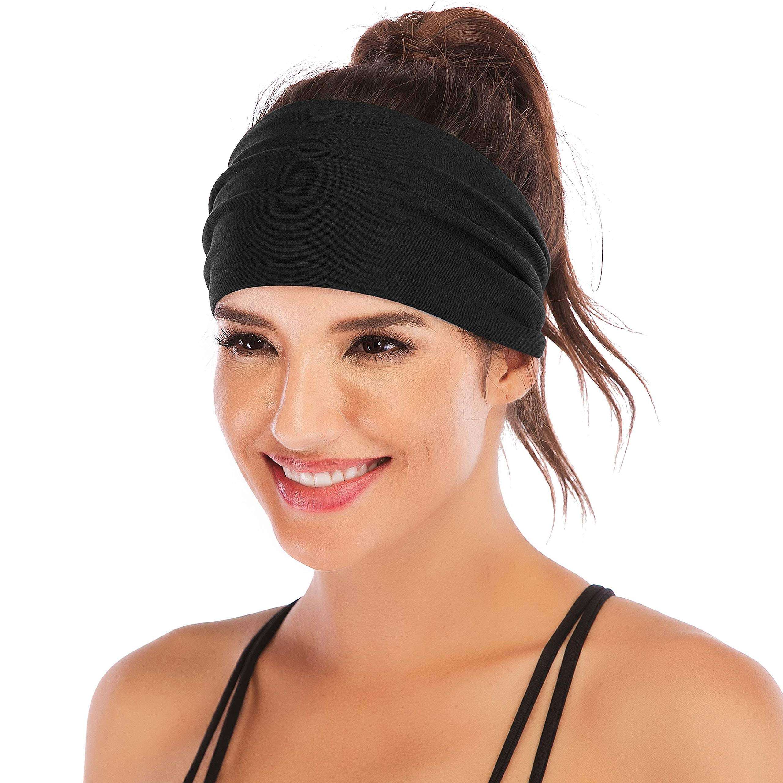Heathyoga Non-Slip Headbands for Women-Silicone Grippy Headbands & Sweat Bands Headbands for Workout, Running, Gym, Yoga, Bike Helmet Friendly,Performance Stretch& Moisture Wicking 2