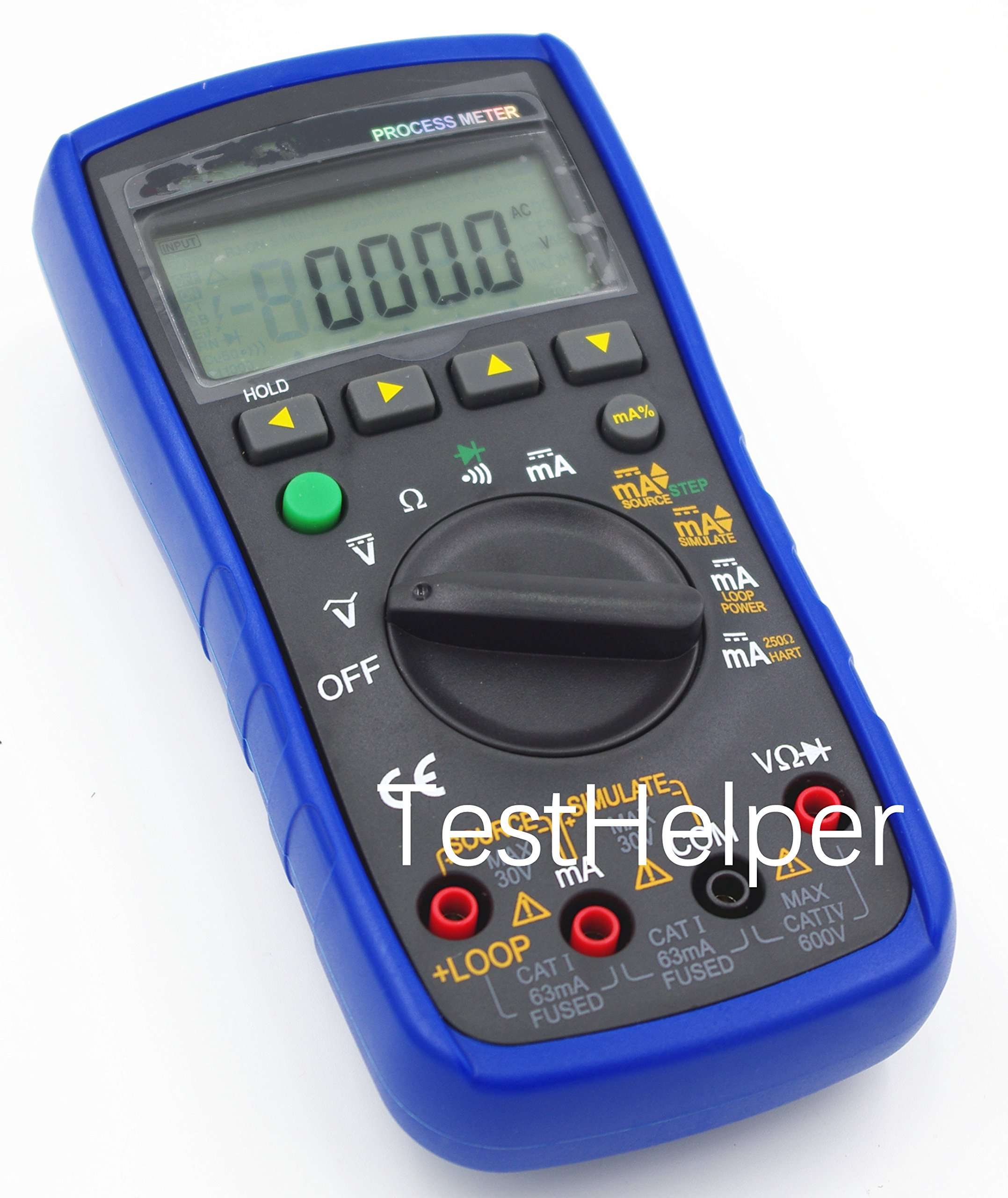 TestHelper TH77 Process Multimeter Calibrator Meter Multifunctional DMM,250Ω HART Loop Resistance,24V Loop Power Supply and Measuring the Current 3