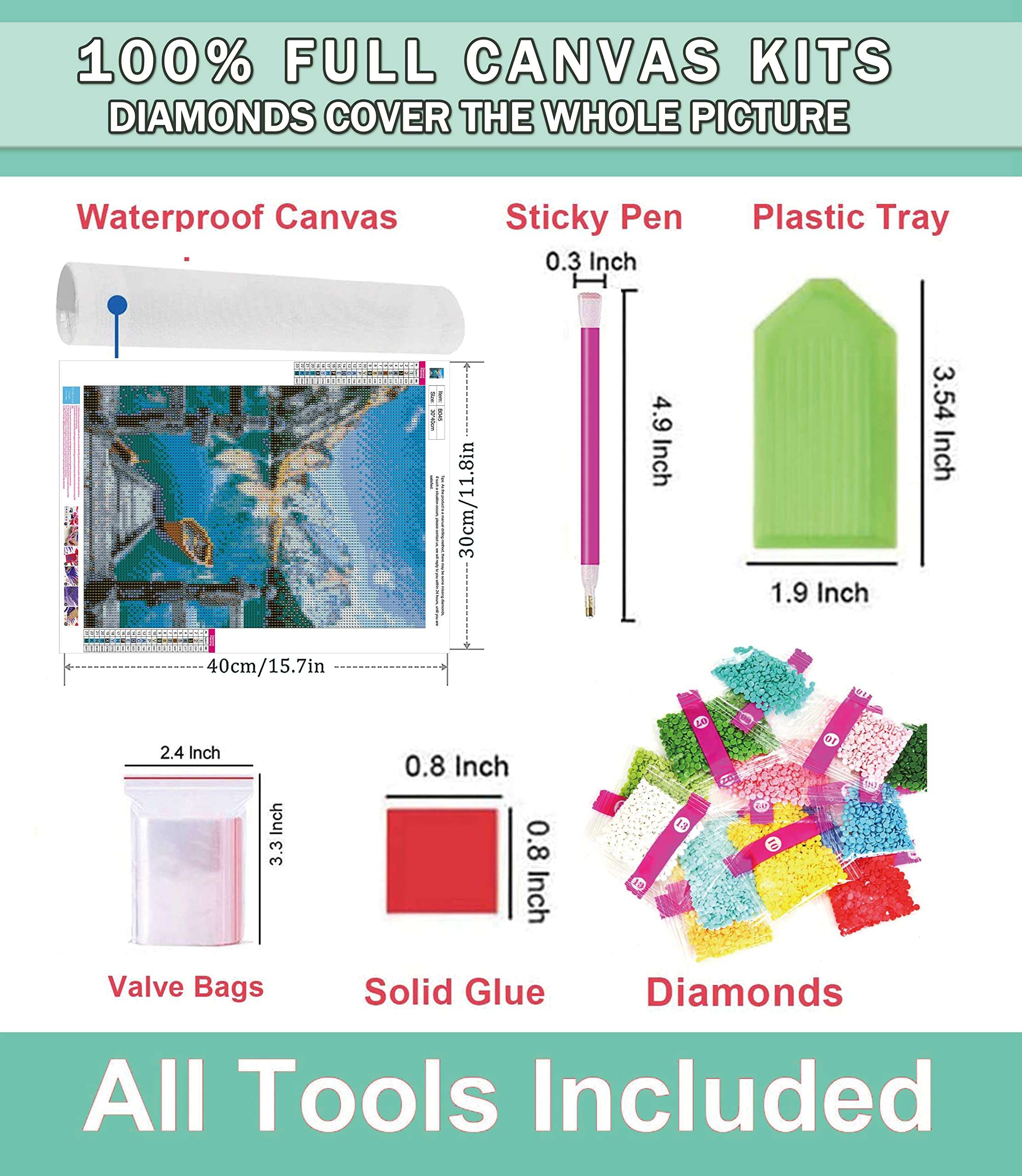 6pack Diamond Painting Kits 5