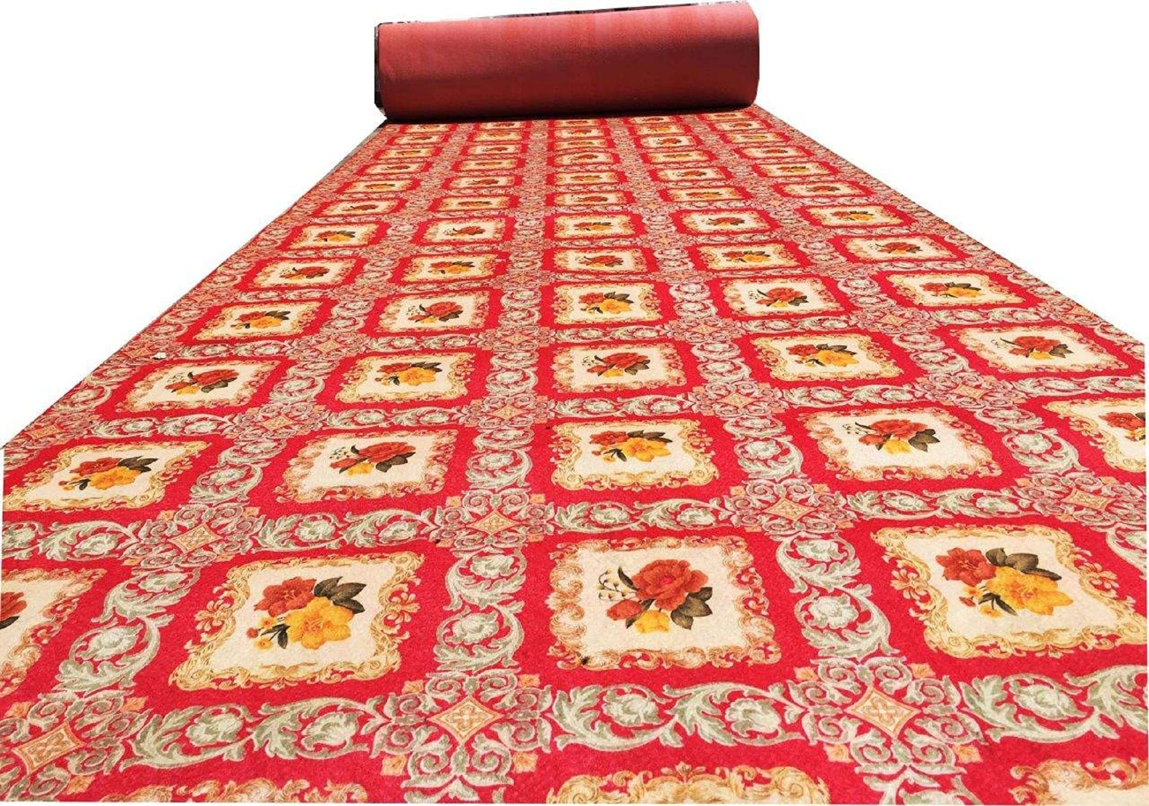 Shanno Carpet for Wedding, Stage, Exhibition, Party, Office, Hotels Decoration, Living Room and Wall to Wall Carpet Size 6 x 105 Feet