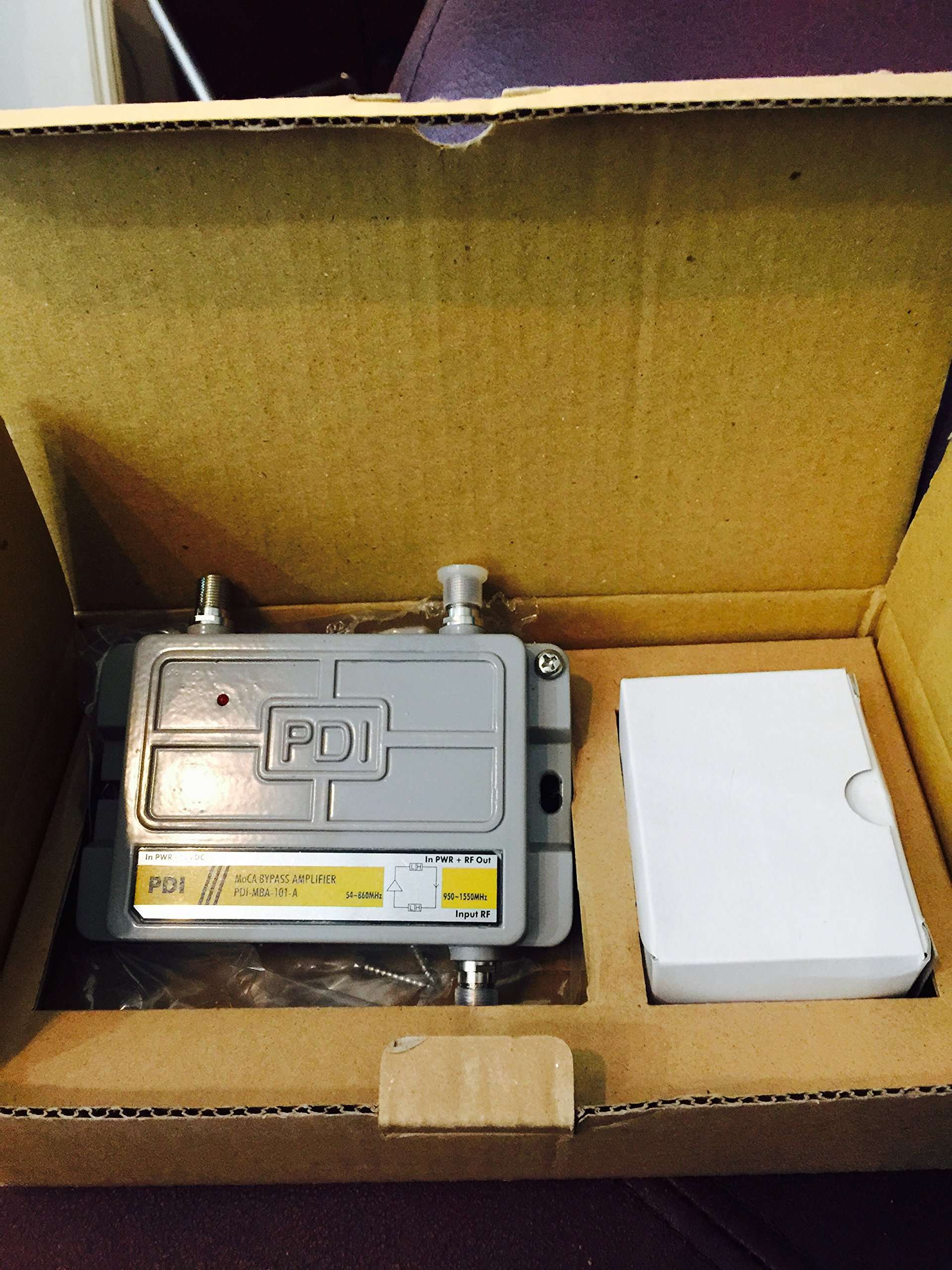 PDI PDI-MBA-101-A MoCA BYPASS AMPLIFIER FOR VERIZON FRONTIER FIOS CABLE 1