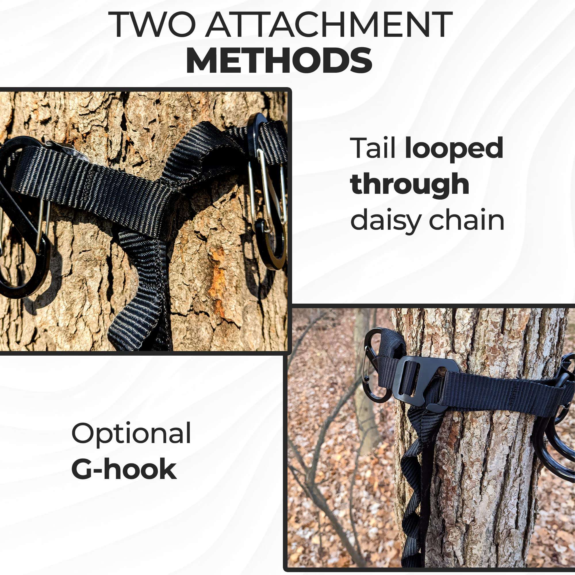 HANG N' BANG Daisy Chain Bow and Gear Hanger for Hunting 5