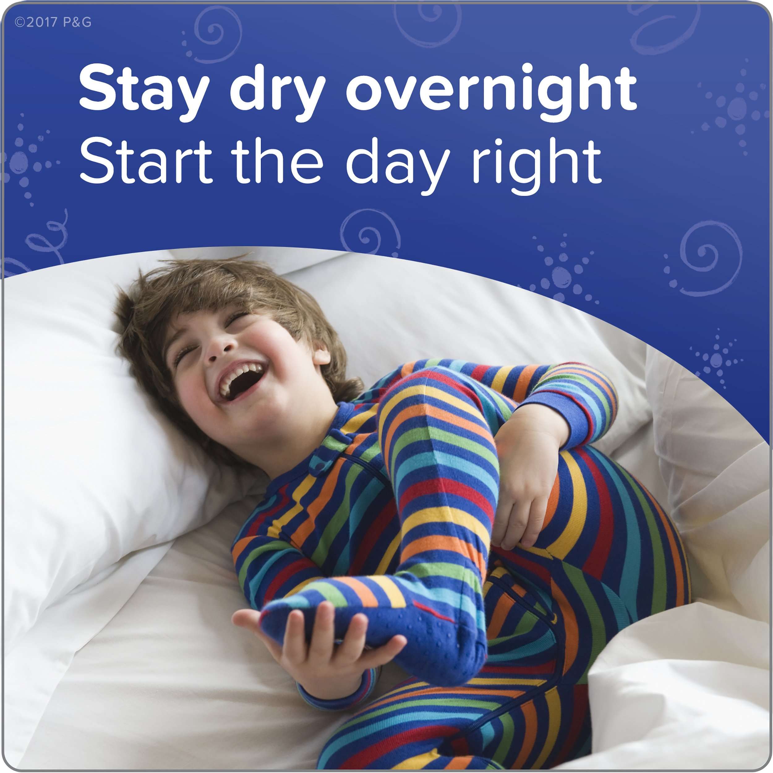 Pampers UnderJams Disposable Bedtime Underwear for Boys, Size Small/Medium (50 Count), Super Pack 5