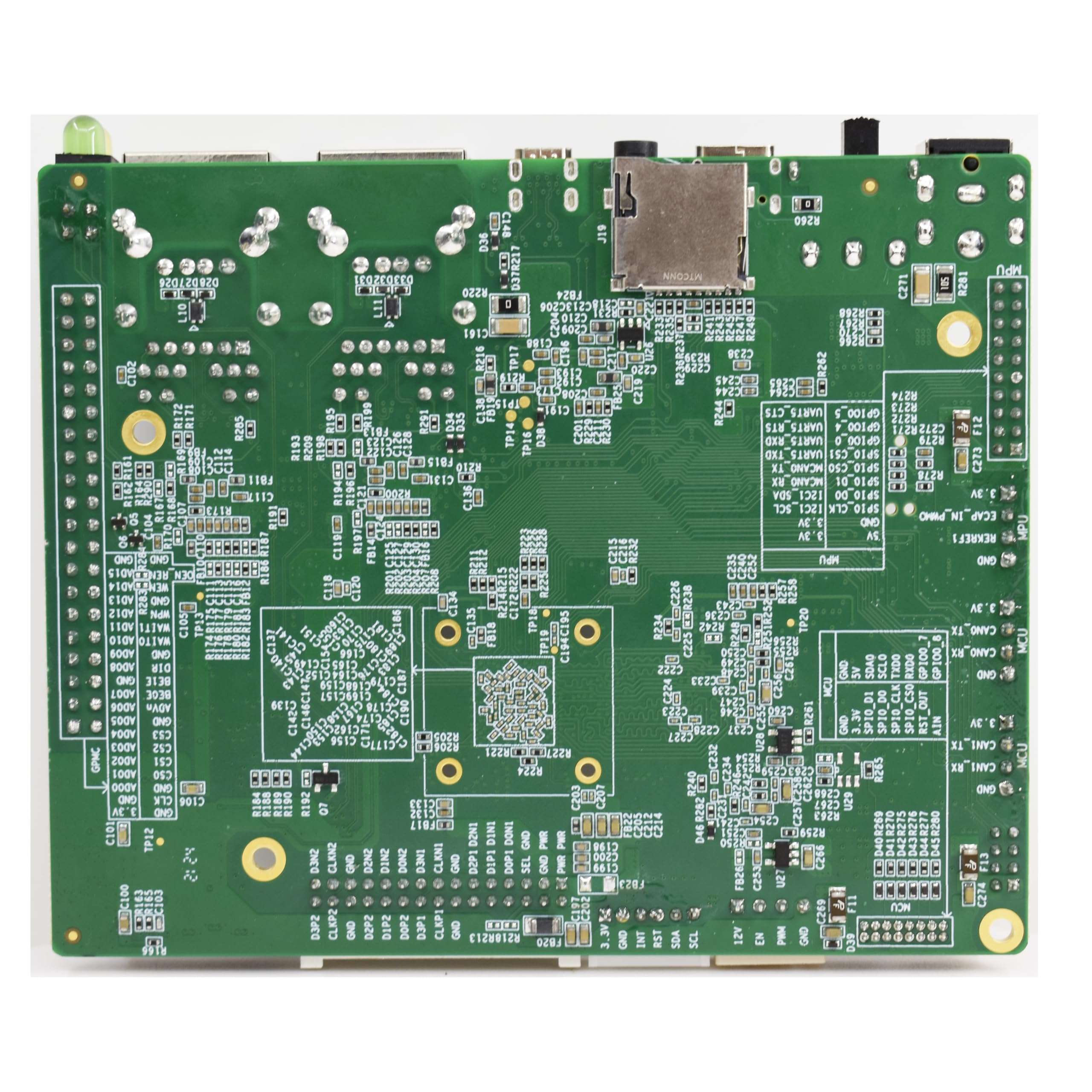 EMTOP EMB SBC-ET-AM62 Single Board Computer, TI AM623x/AM625x CPU, ARM Cortex-A53 Quad-Core 1.4GHz,2GB DDR4,8GB EMMC 3