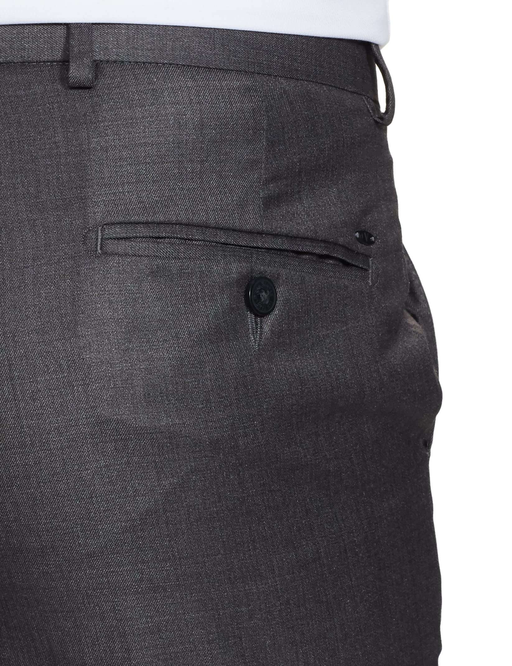 Van Heusen Men's Slim Pants (VHTFFSLB772621_Medium Grey_36) 3