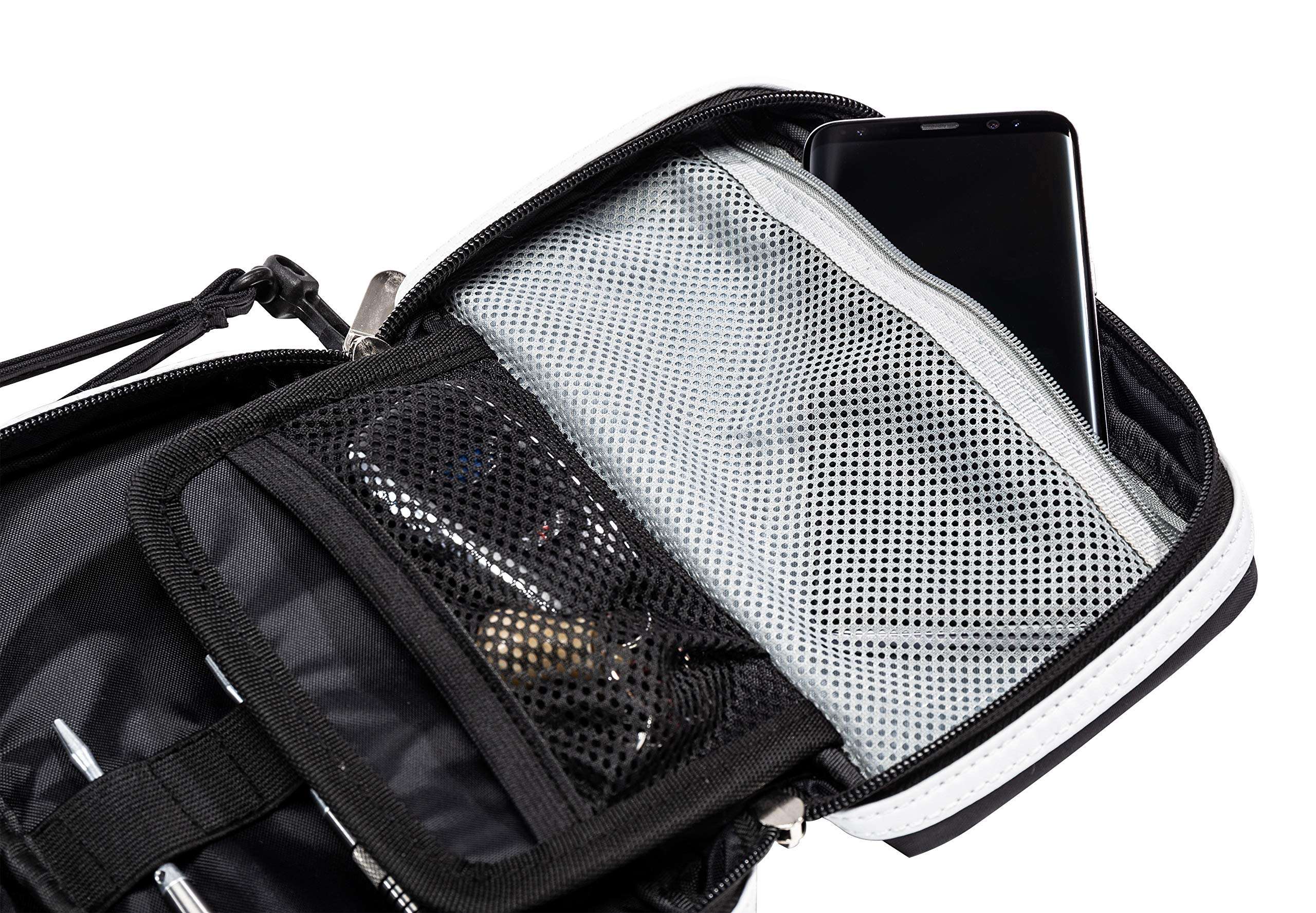 Franklin Sports Dart Maintenance Kit for Soft Tip and Steel Tip Darts - Comes with Handy Carrying Case and Stone Sharpener,Black 4