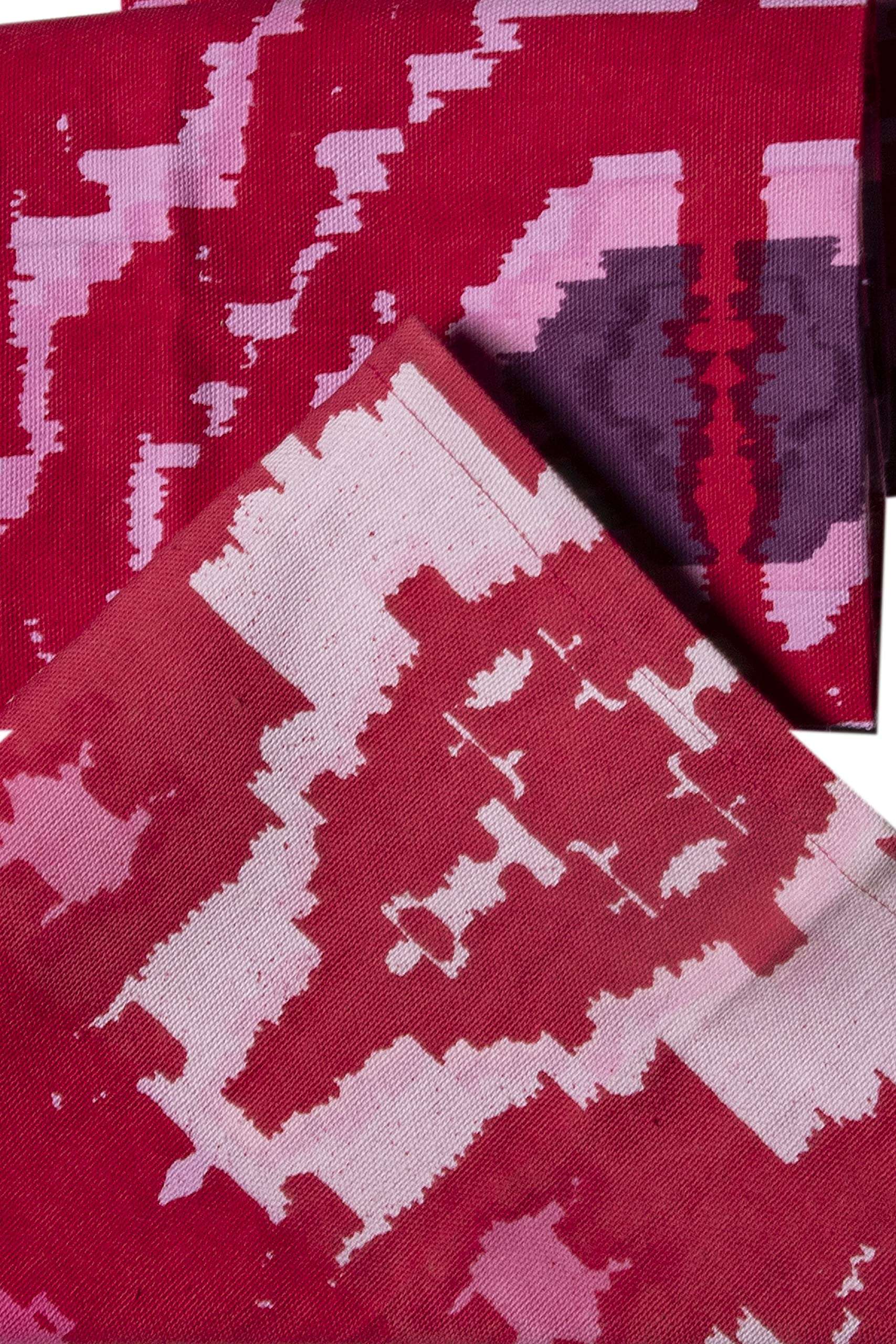 CONTRAST LIVING Punny Hand Block Printed Kitchen Towel/Dish Towel/Hand Towel Multi Color Set of 3 Pcs 2