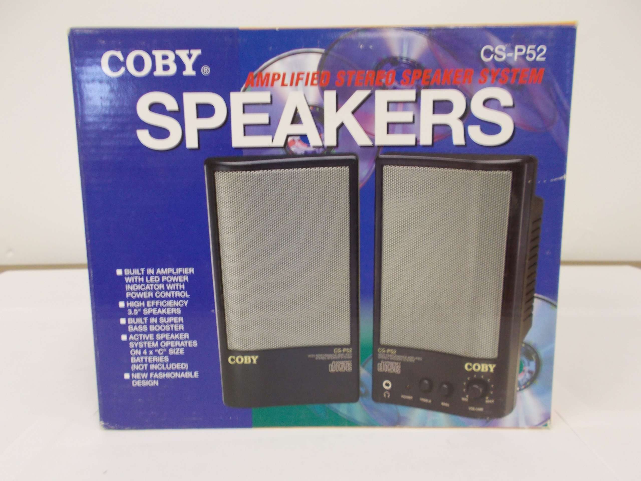 Coby CS-P52 Desktop Speakers