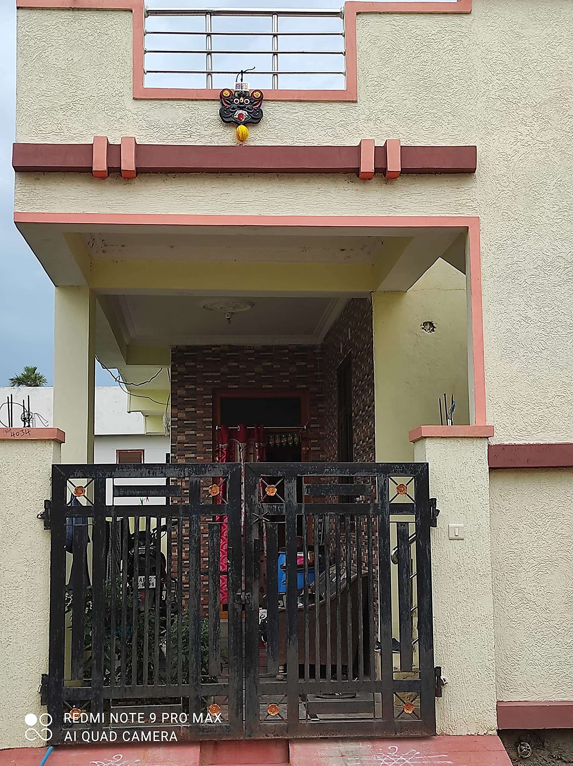 DESHABOINA VN Wall Hanging Plastic Nazar Suraksha Kawach, Drishti Bommai, Evil Eye Protector, Nazar Battu for House, Office, Shops(Small Size 6 X 7 Inches). 5