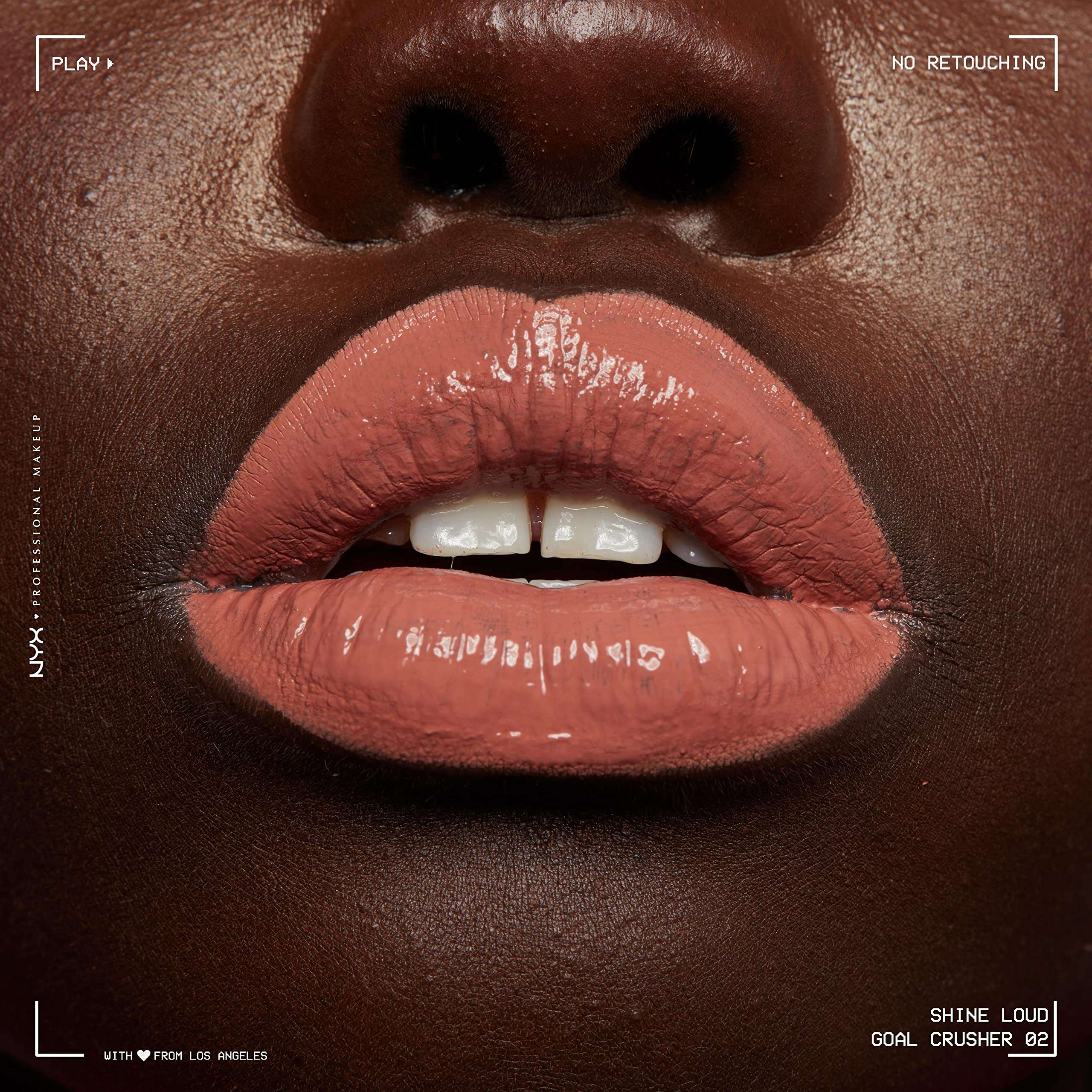 NYX PROFESSIONAL MAKEUP Shine Loud, Long-Lasting Liquid Lipstick with Clear Lip Gloss - Goal Crusher (Mid-Tone Beige) 4