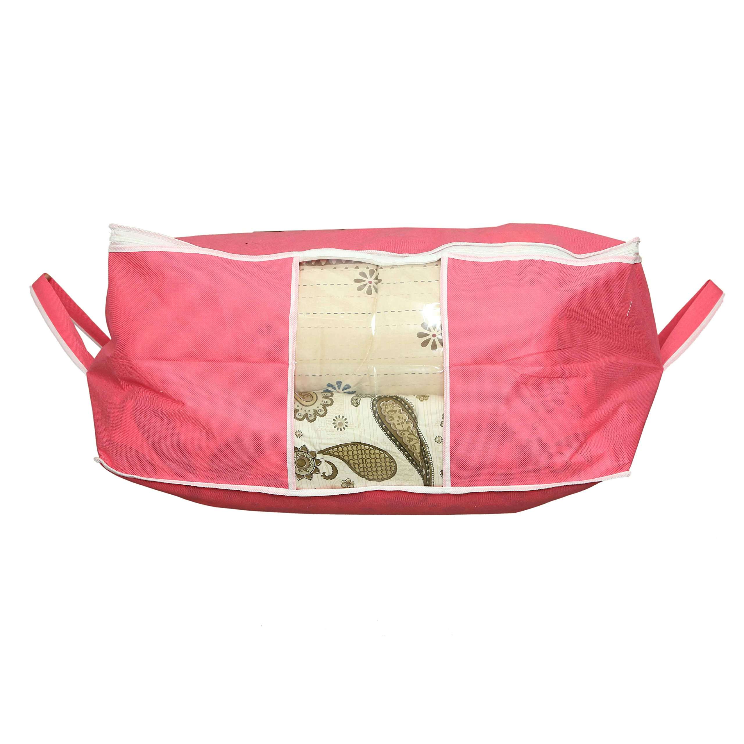 Kuber Industries 4 Piece Non Woven Under Bed Storage Organiser Set 4