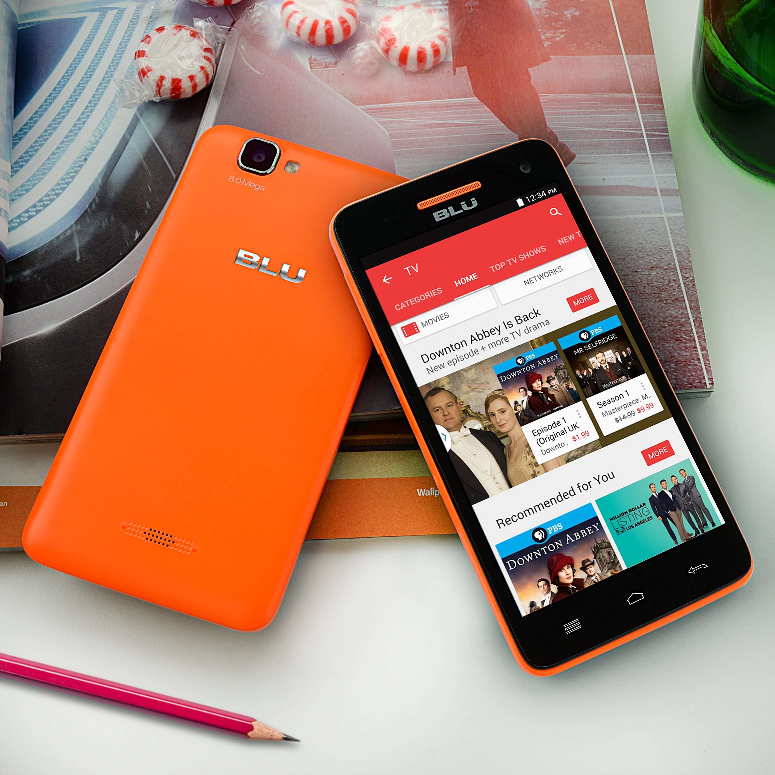 BLU Studio 5.0 C HD Smartphone - Unlocked - Orange 4