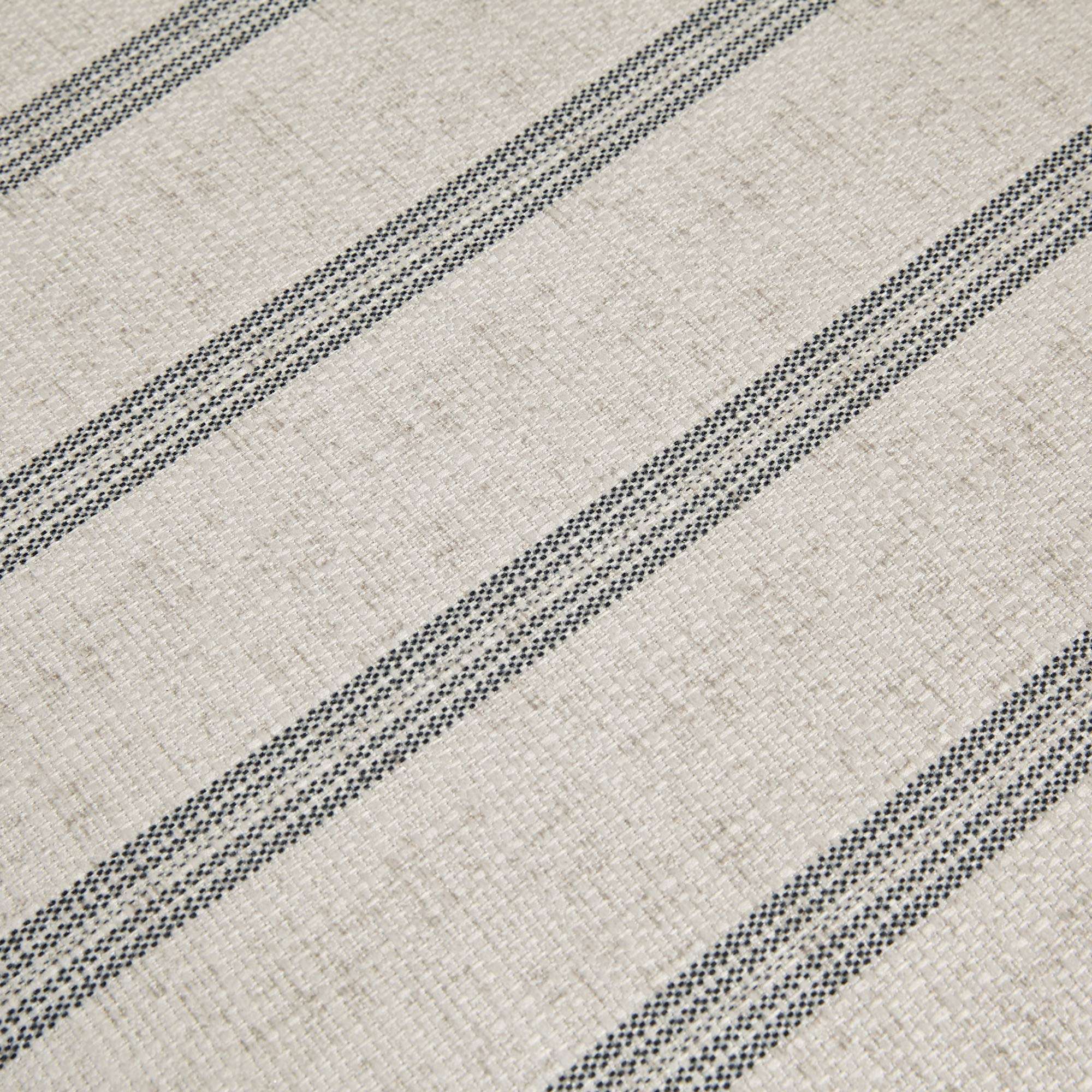 MARTHA STEWART Ellen Accent Ottoman - Solid Wood Frame, Soft Fabric, Hexagonal Small Stool Chair - Modern Foam Padded Top Footstool Living Room Furniture Natural, 18" W x 18" D x 16" H, Natural 5