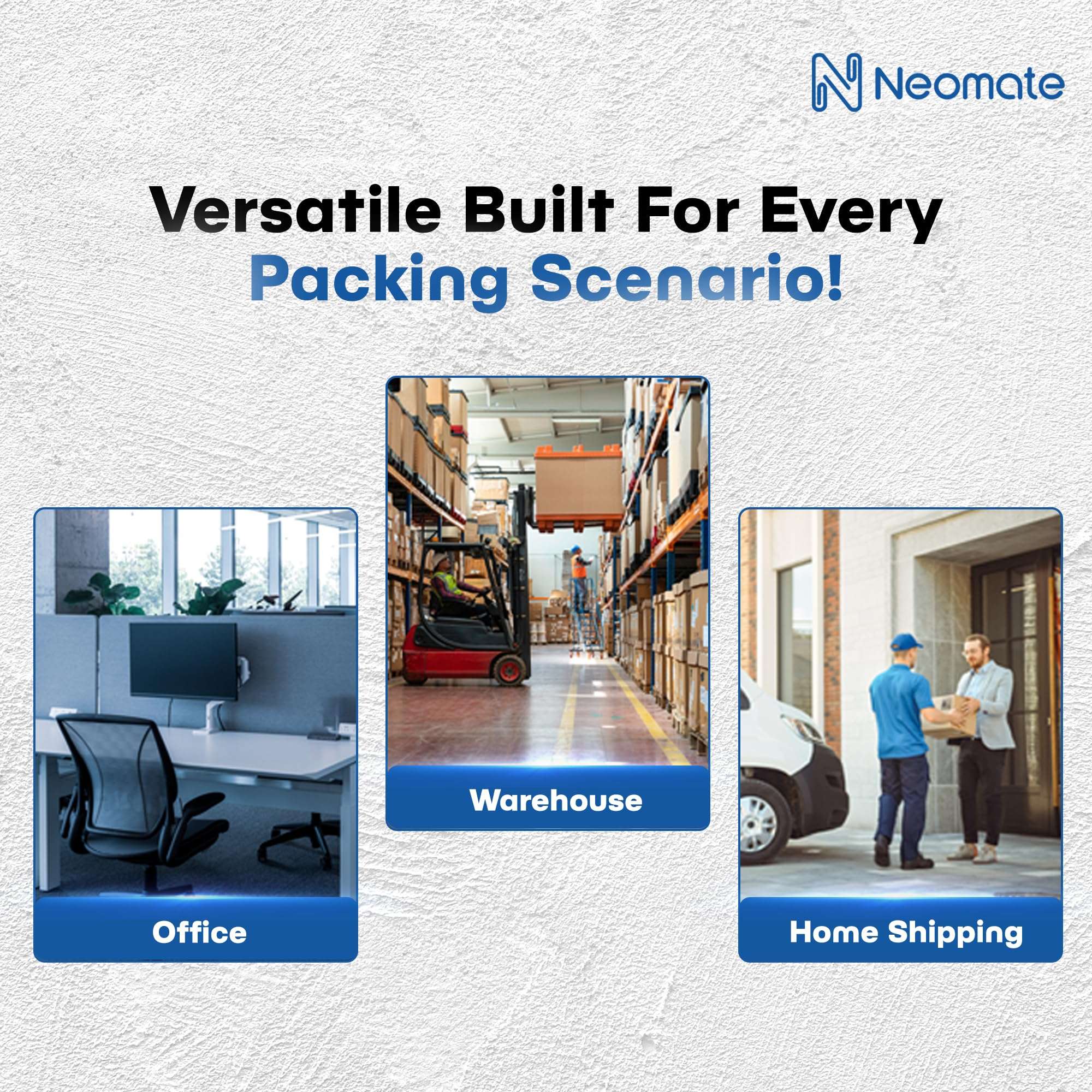 Neomate Low Noise Cello Tape | 1 Inch (24mm x 65m), Transparent | Set of 3 | Multipurpose Adhesive Tape for Office, Home, and Craft Projects 5