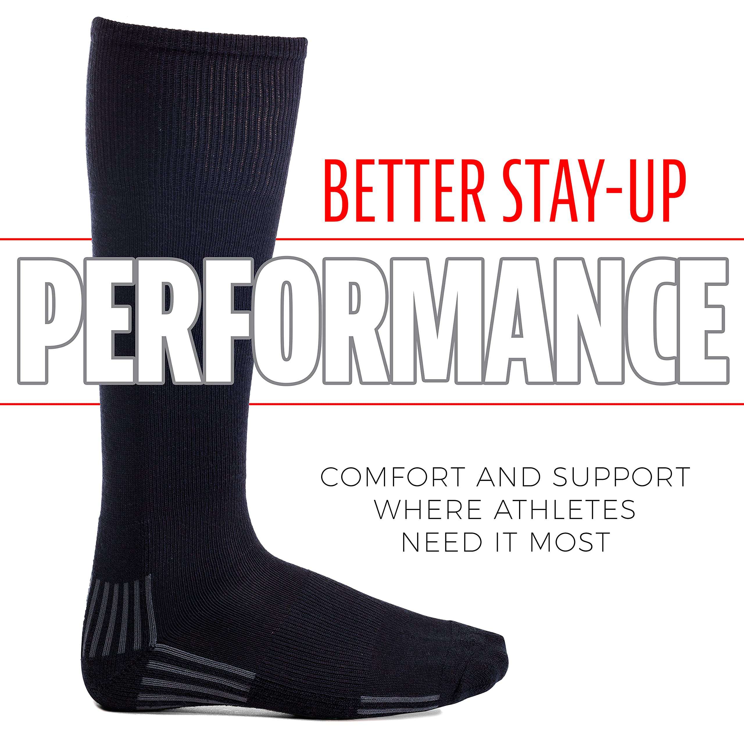 Franklin Sports Youth-Baseball + Softball Socks - Navy-Baseball + Softball Knee Socks for Kids - Boys + Girls Tall Sports Socks - Youth Small 2